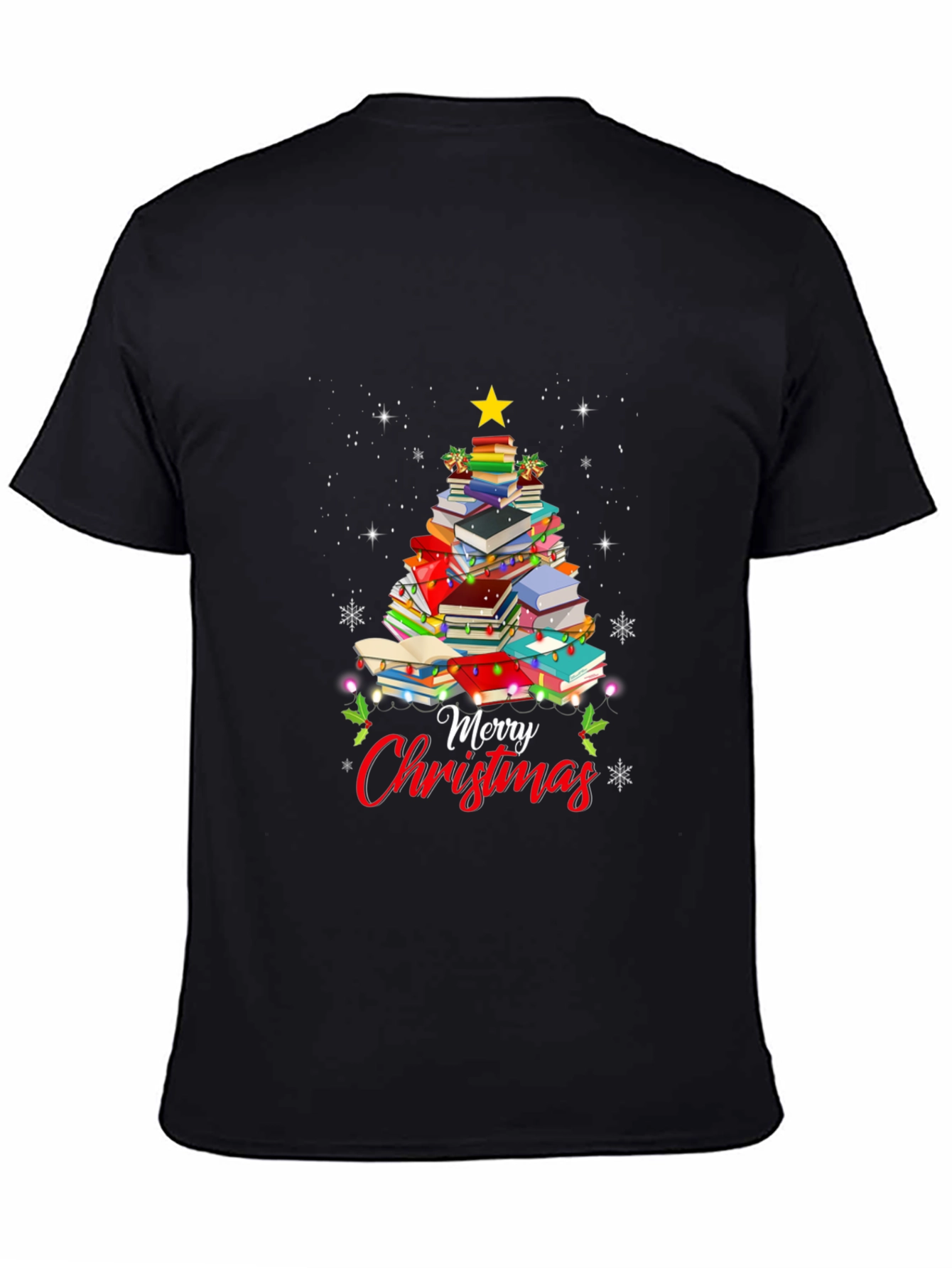 Book Christmas Tree T-Shirt