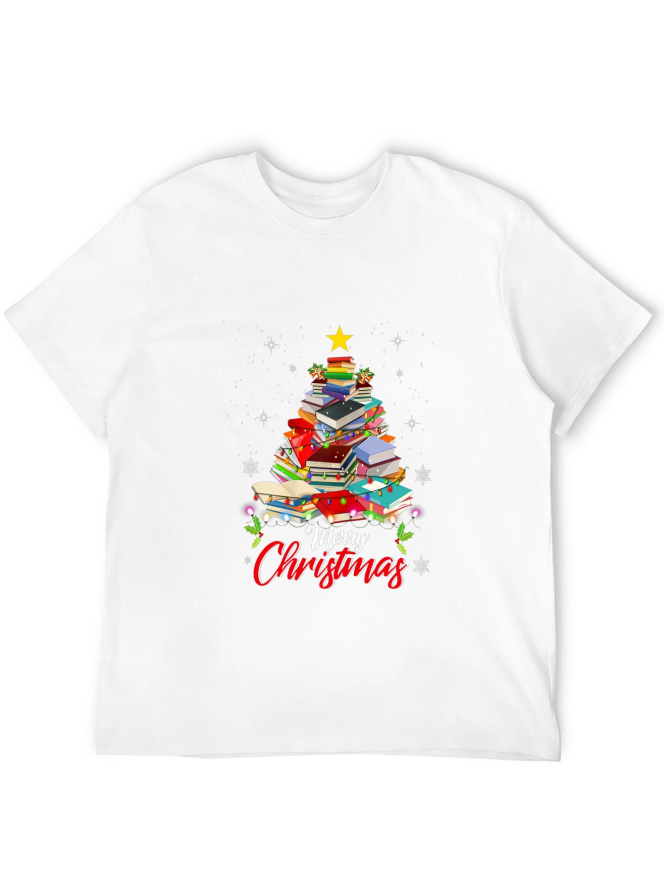 Book Christmas Tree T-Shirt