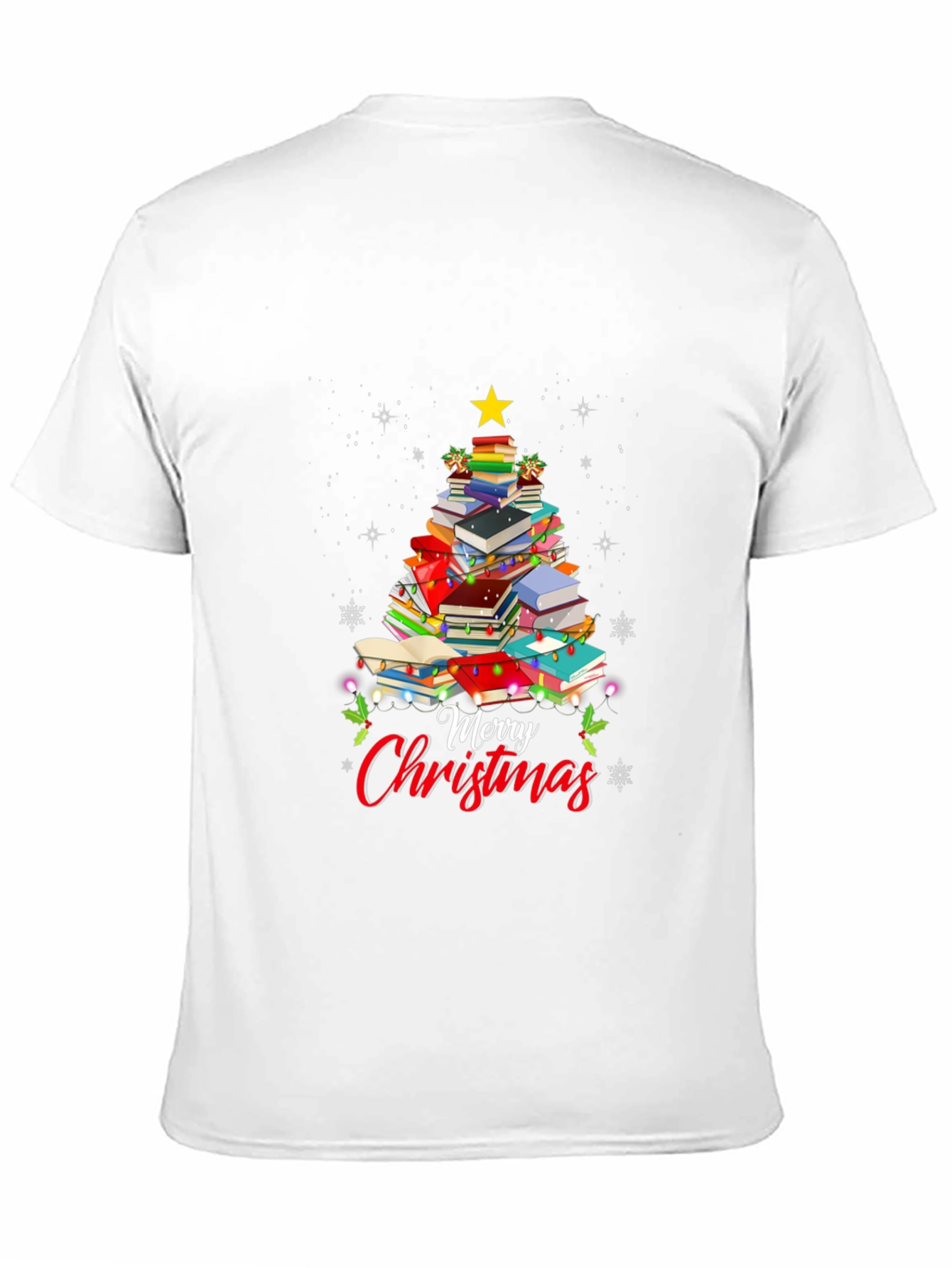 Book Christmas Tree T-Shirt