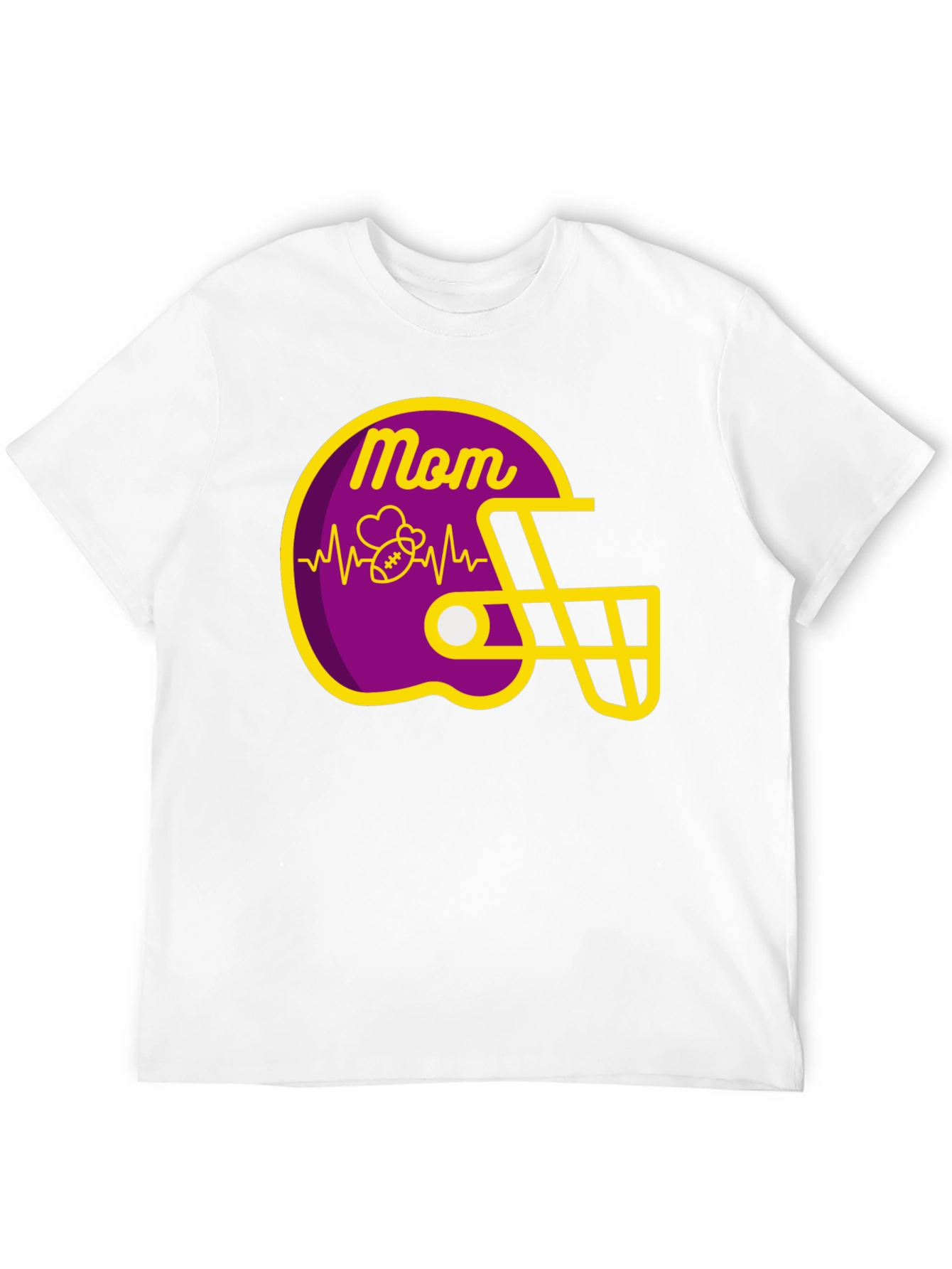 Football Mom Graphic T-Shirt