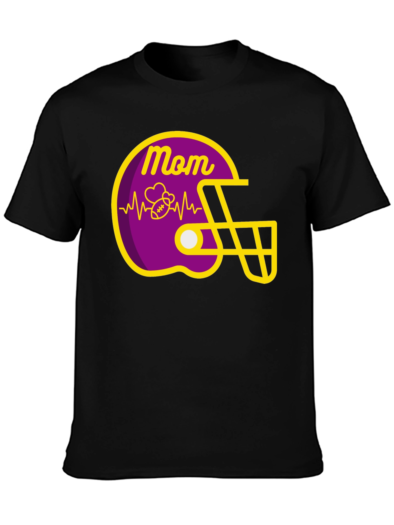 Football Mom Graphic T-Shirt