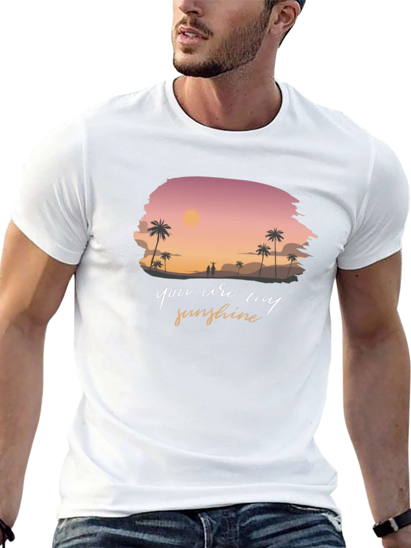 Sunset Beach You Are My Sunshine Graphic Tee