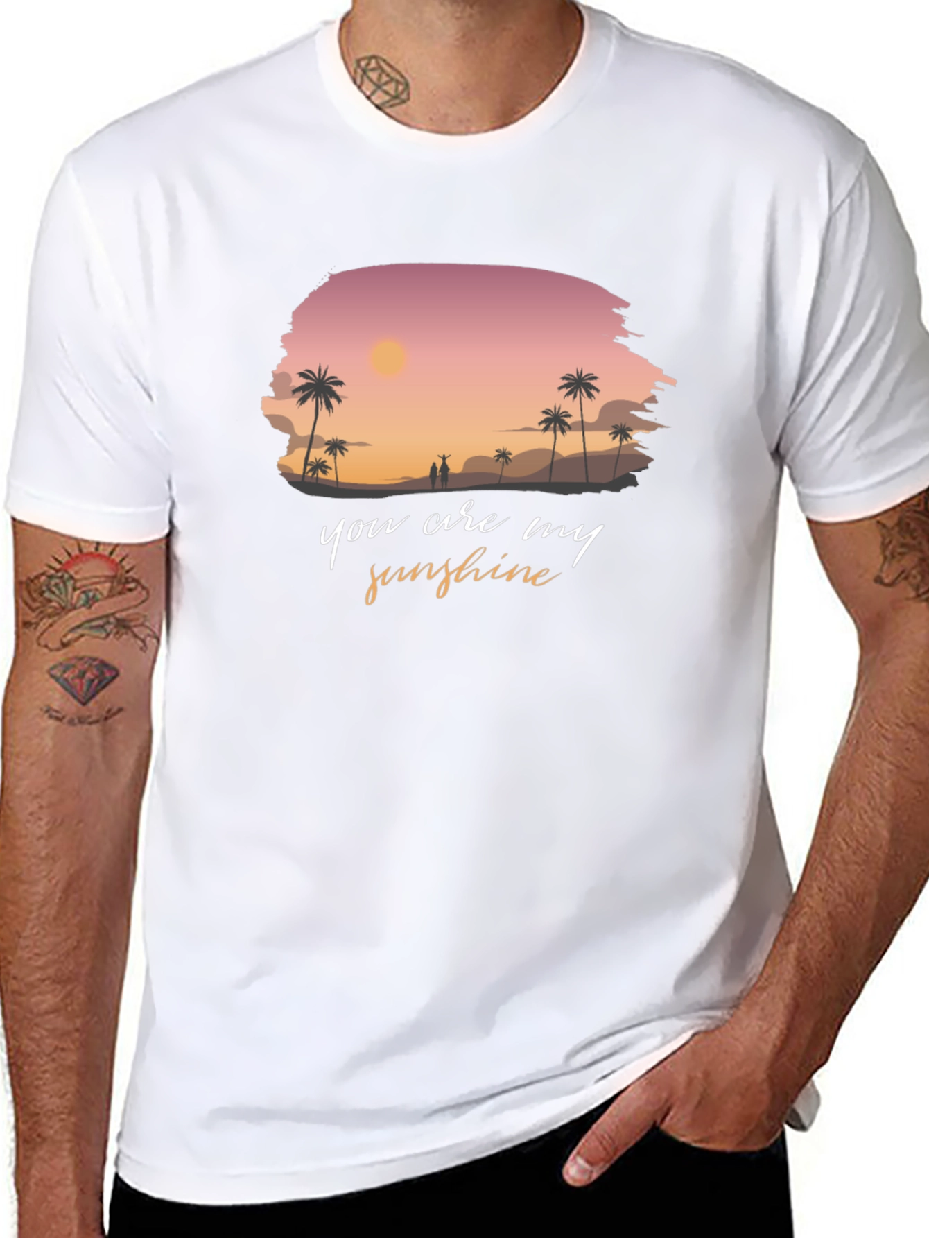 Sunset Beach You Are My Sunshine Graphic Tee