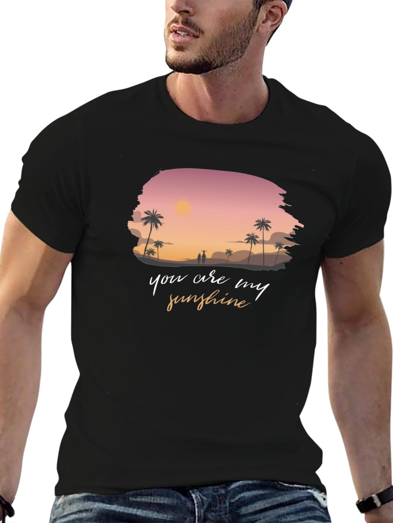 Sunset Beach You Are My Sunshine Graphic Tee