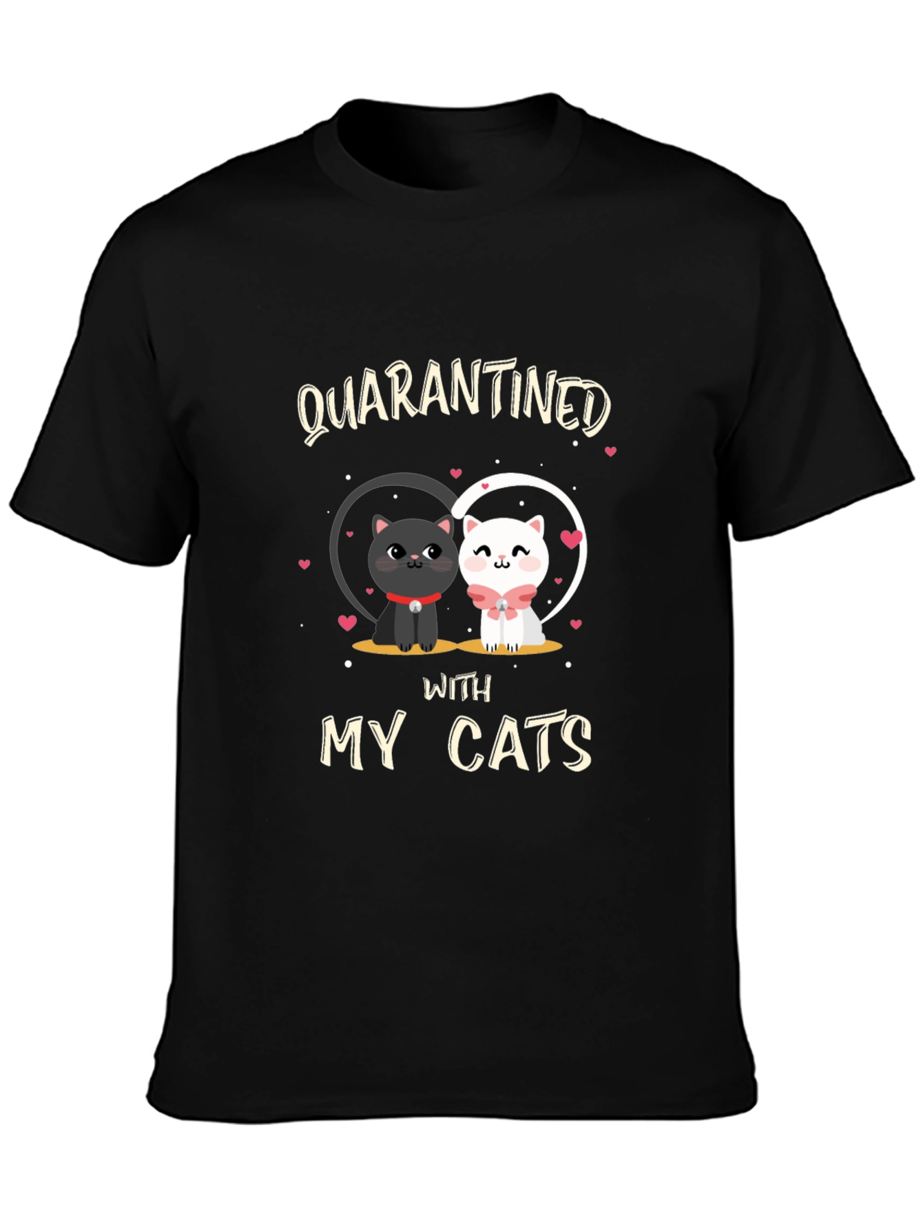 Quarantined With My Cats T-Shirt