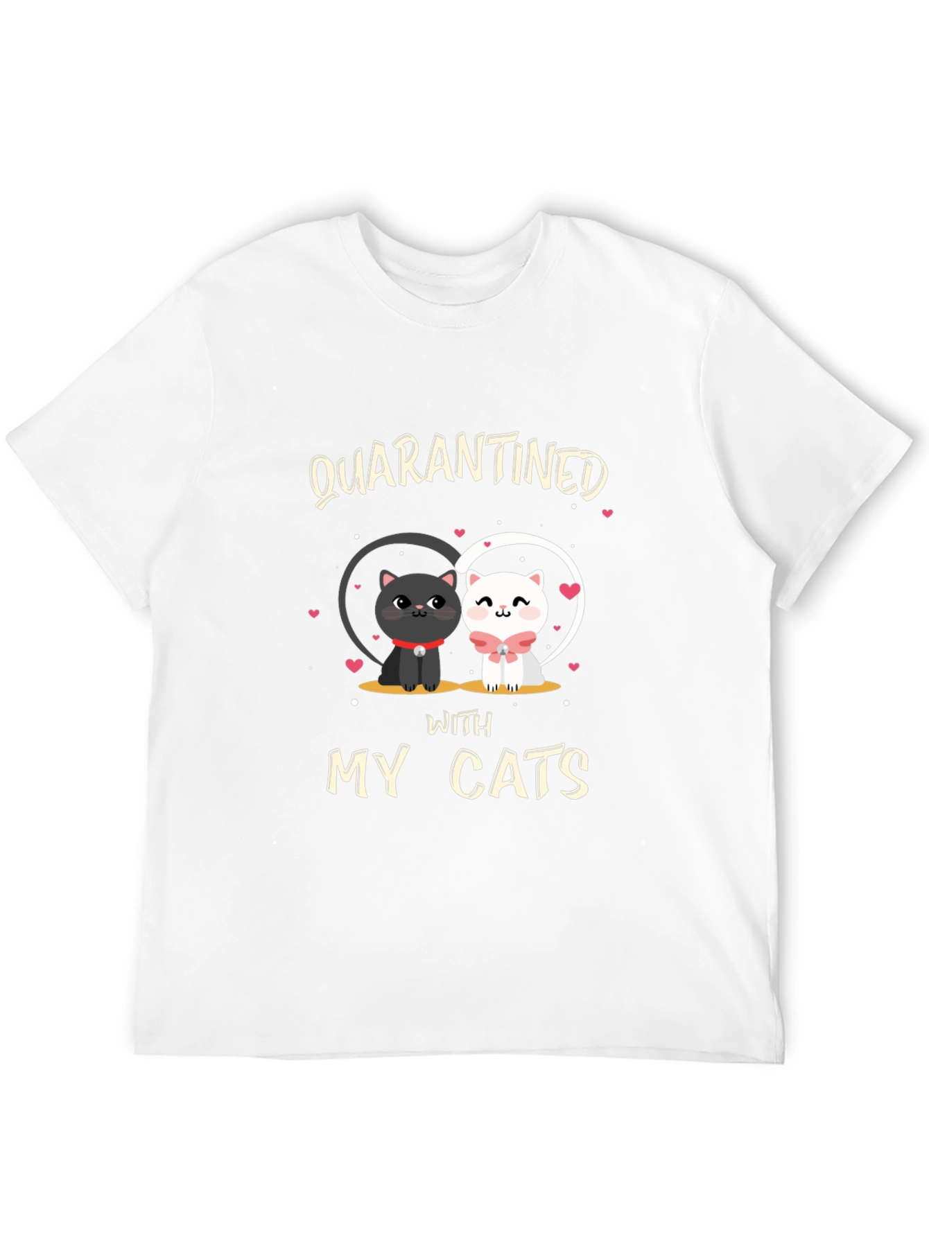 Quarantined With My Cats T-Shirt