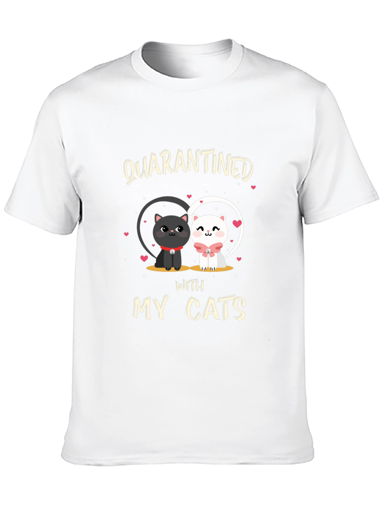 Quarantined With My Cats T-Shirt