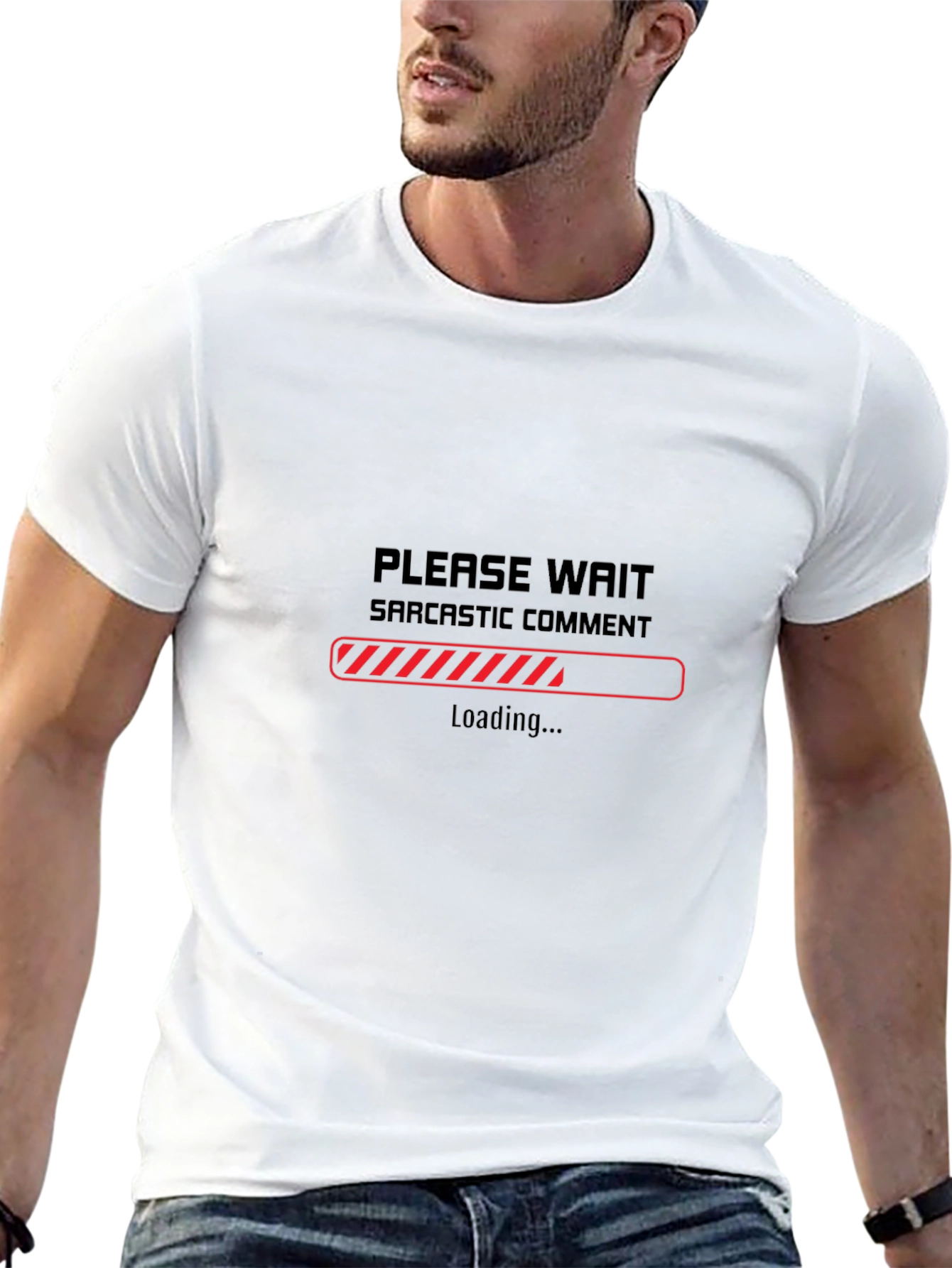 Sarcastic Comment Loading Funny Graphic Tee