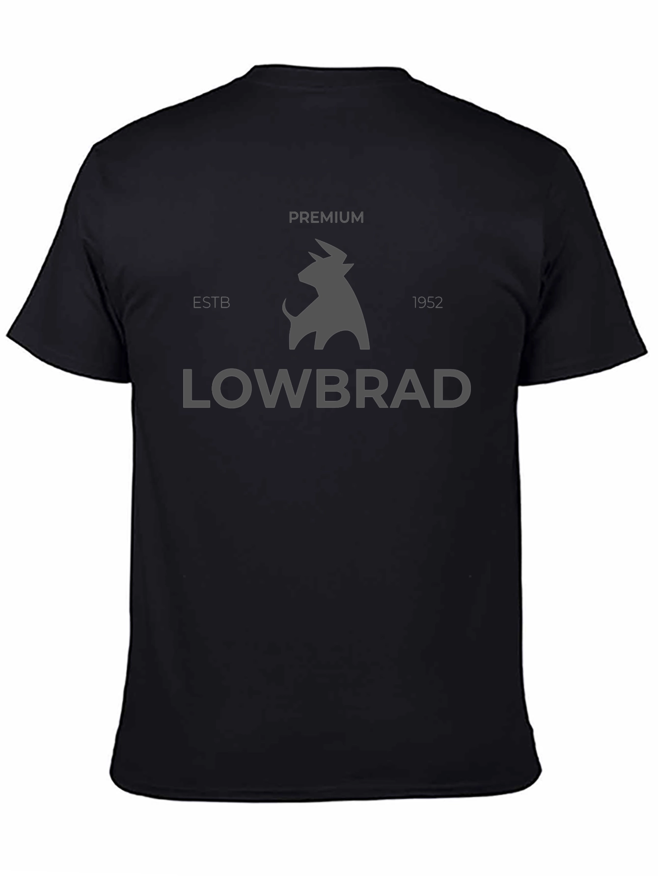 Lowbrad Premium Black T-Shirt