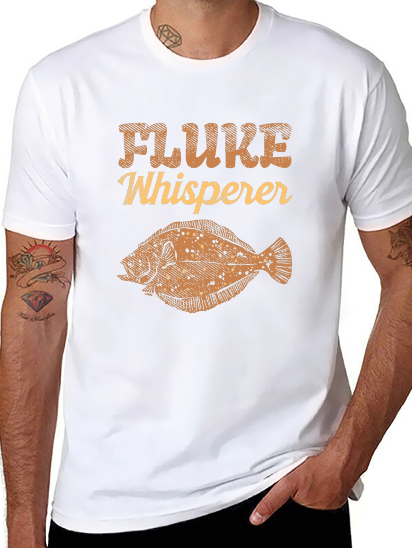 Fluke Whisperer Graphic Tee - Black Cotton T-Shirt