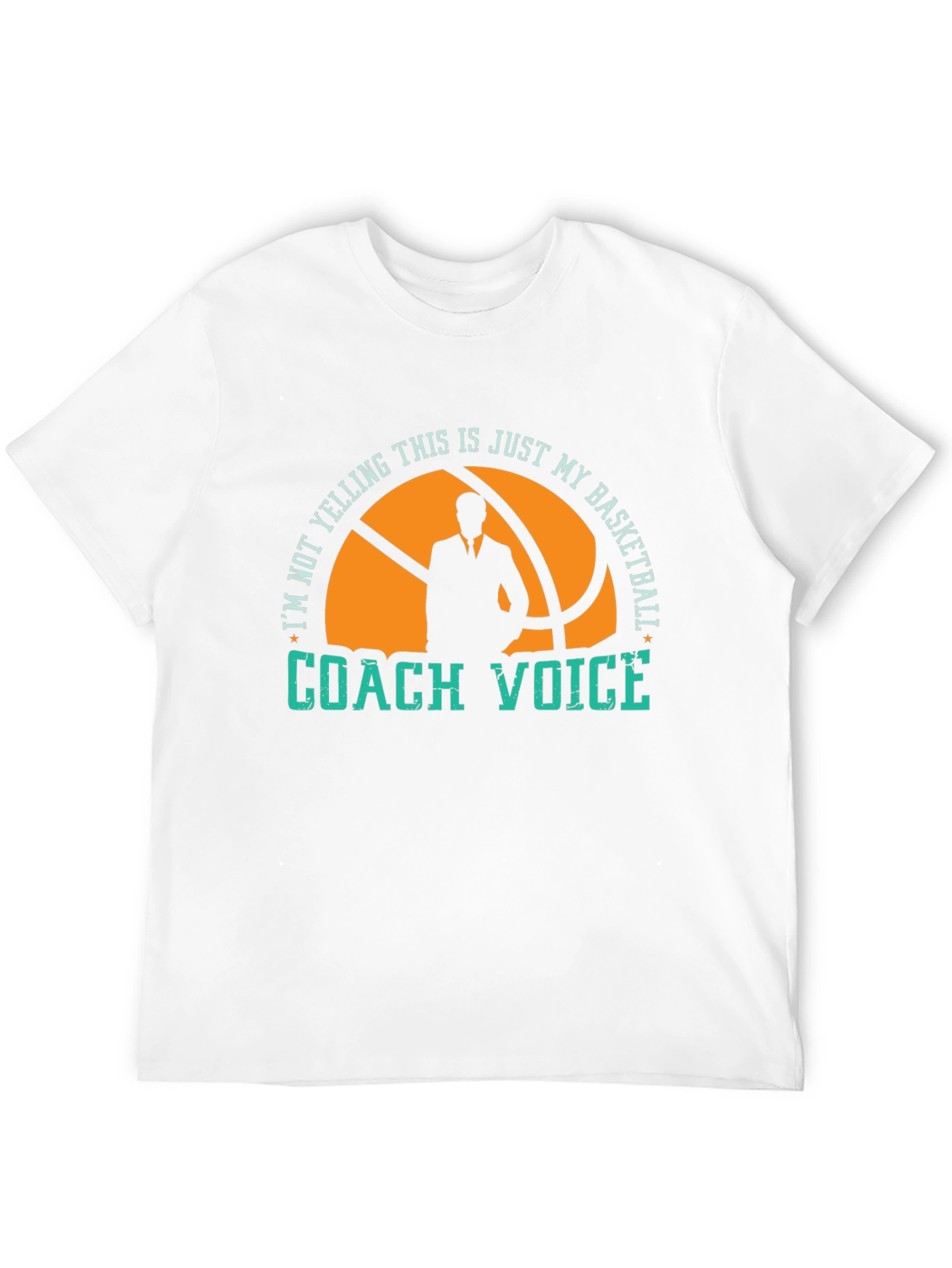 Basketball Coach Voice Graphic Tee