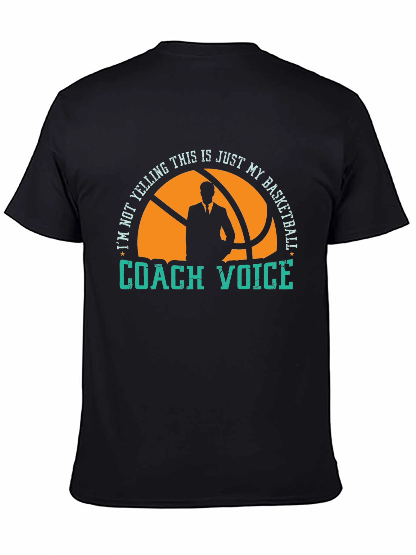 Basketball Coach Voice Graphic Tee