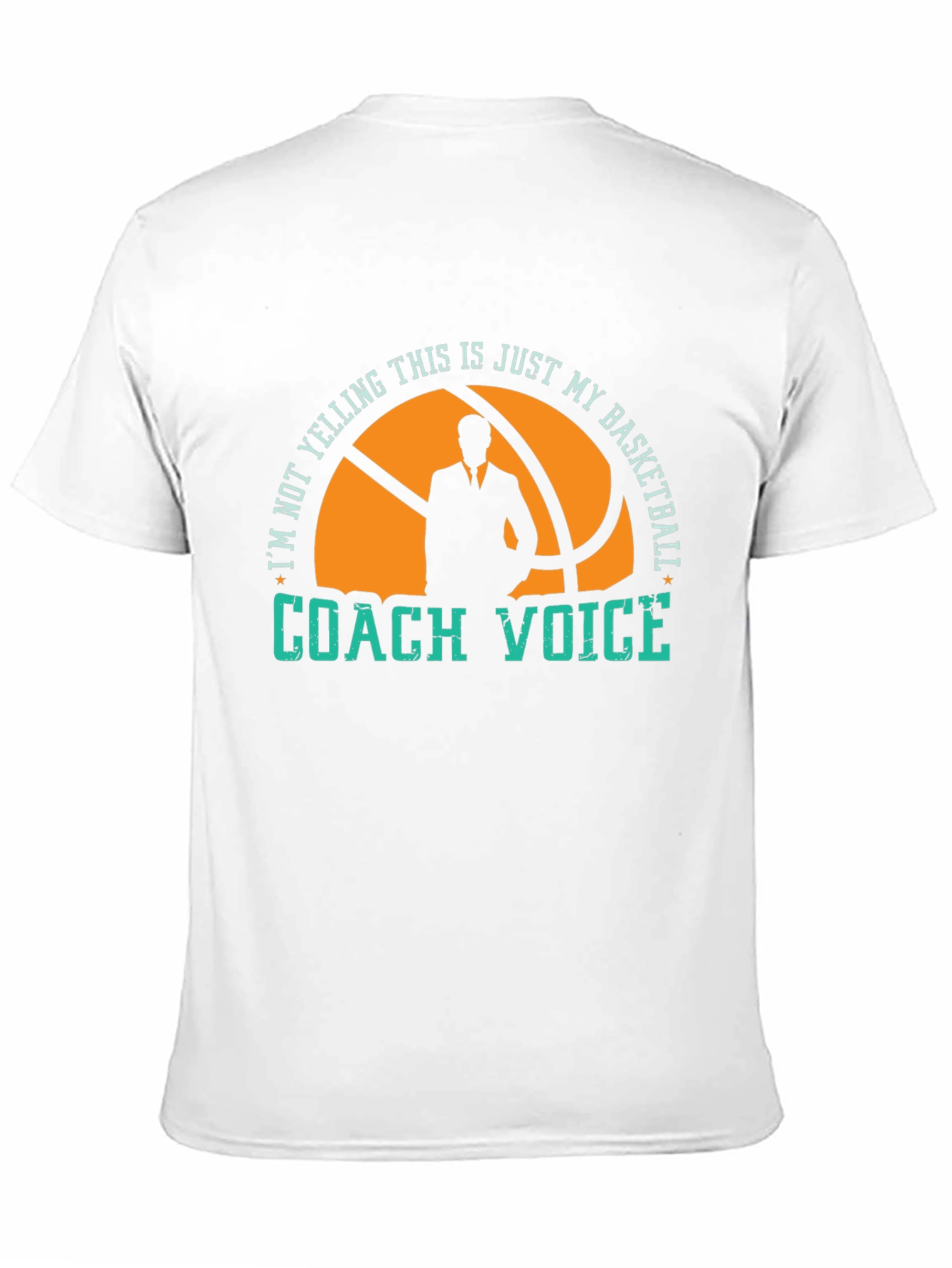 Basketball Coach Voice Graphic Tee