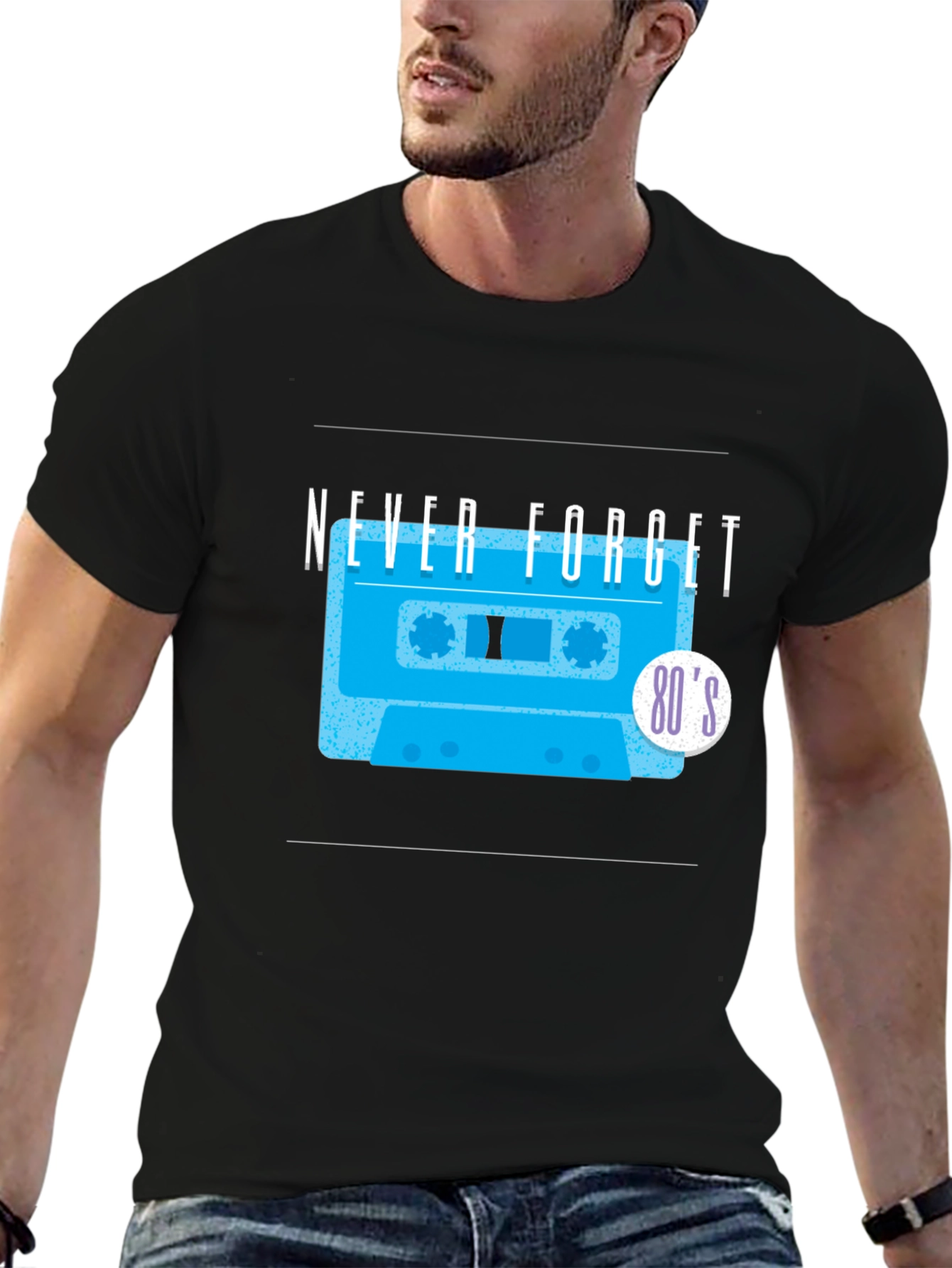 Retro 80s Cassette Tape Graphic Tee