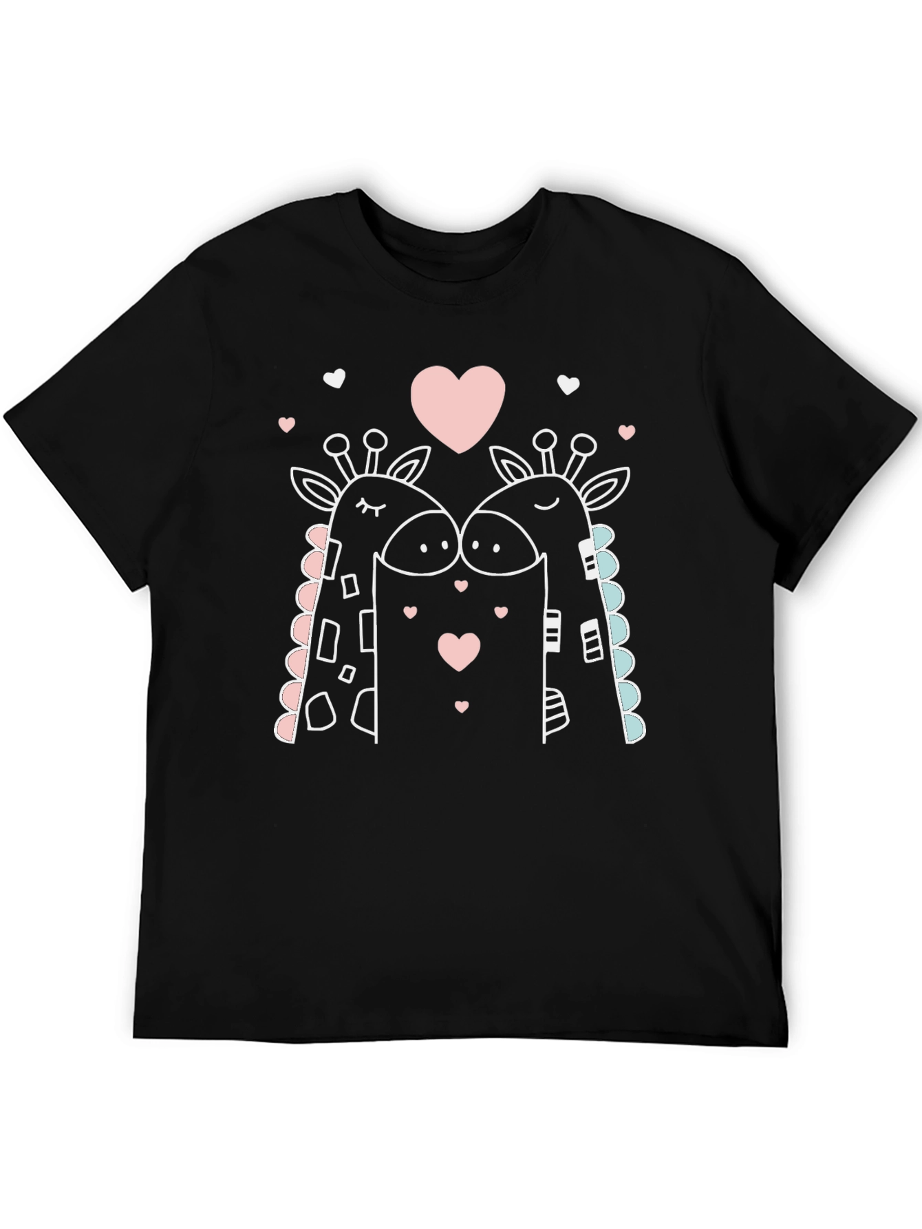 Giraffe Love T-Shirt - Cute Valentines Day Tee