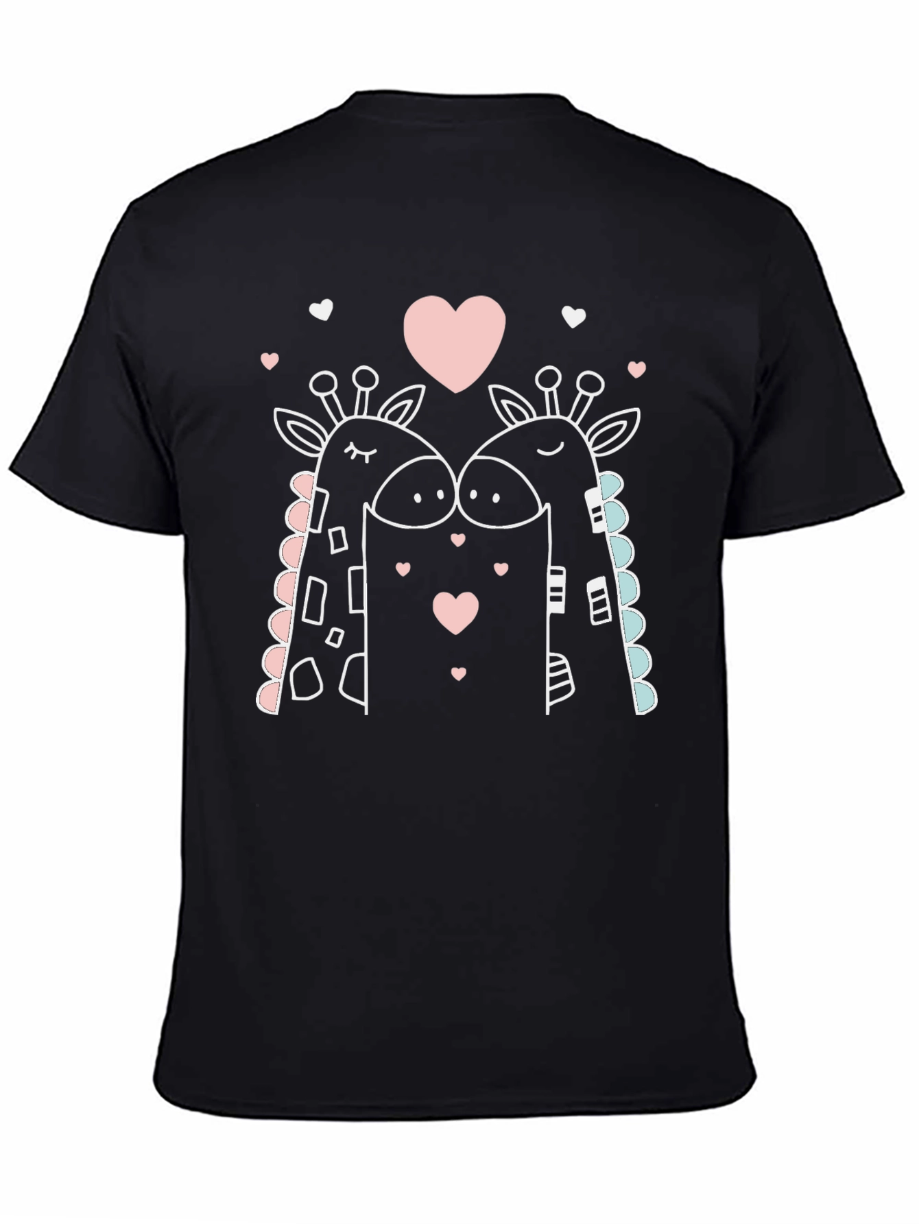 Giraffe Love T-Shirt - Cute Valentines Day Tee