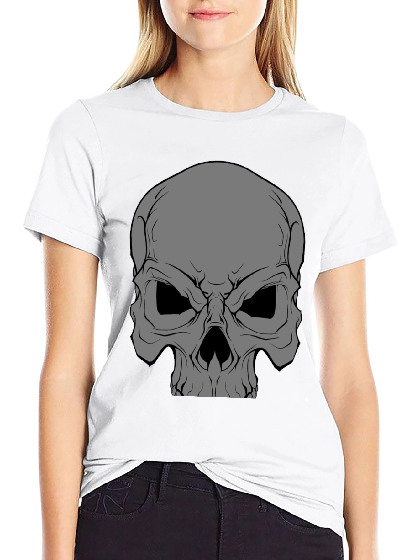 Skull Graphic Black T-Shirt