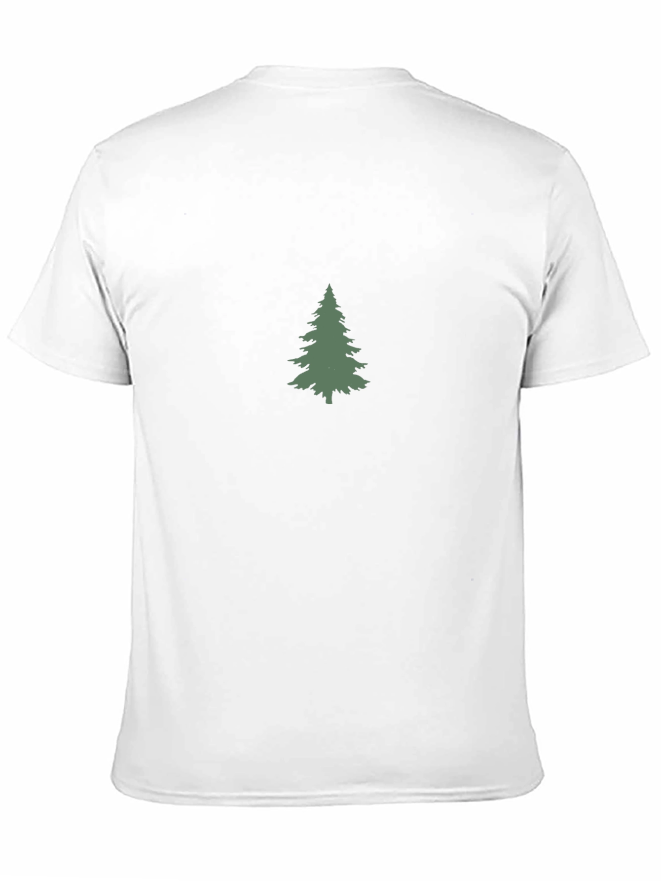 Evergreen Tree Graphic T-Shirt - Black