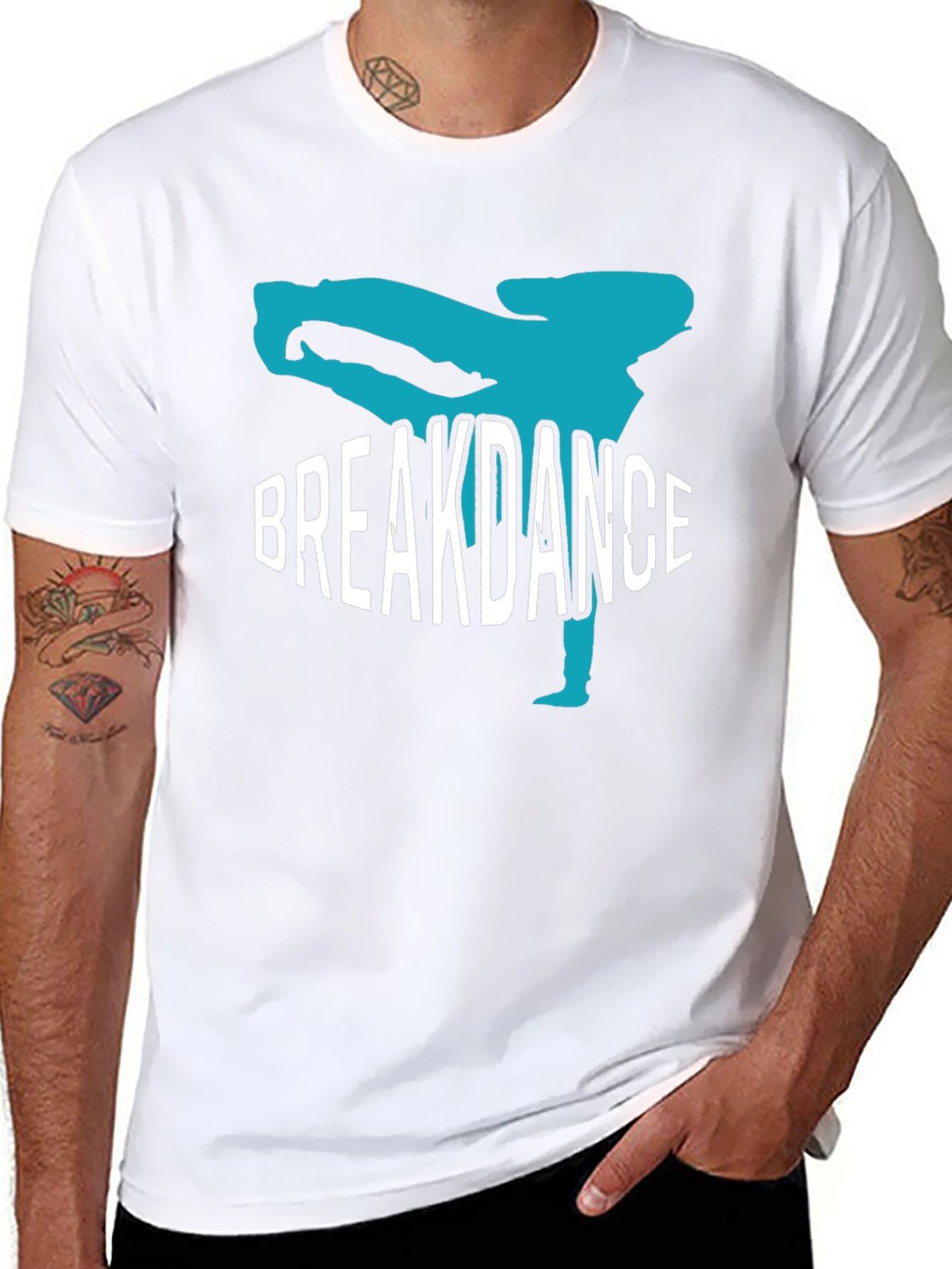 Breakdance Graphic Black T-Shirt