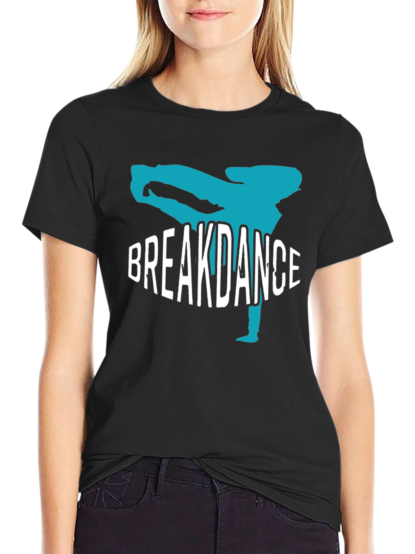 Breakdance Graphic Black T-Shirt