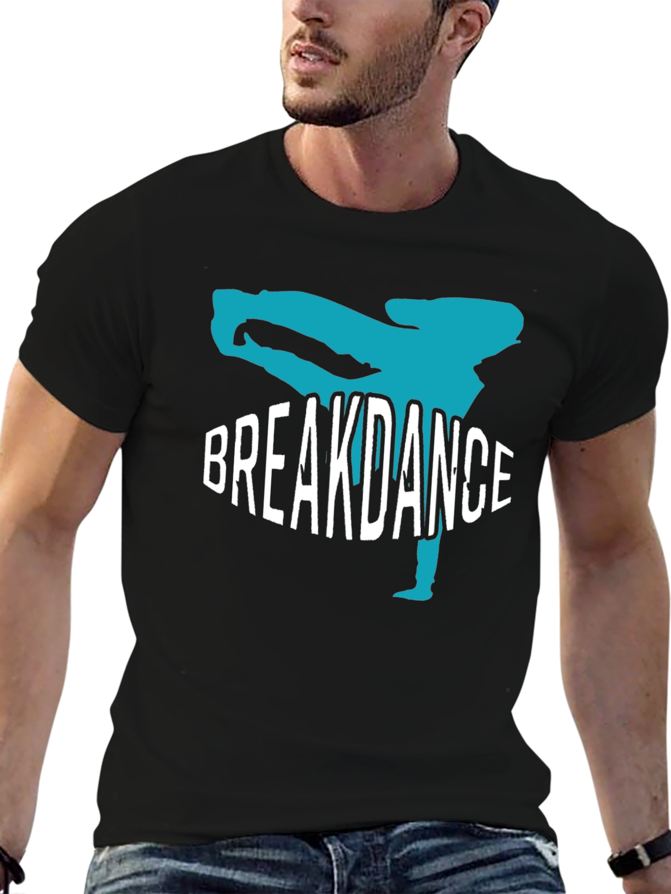 Breakdance Graphic Black T-Shirt