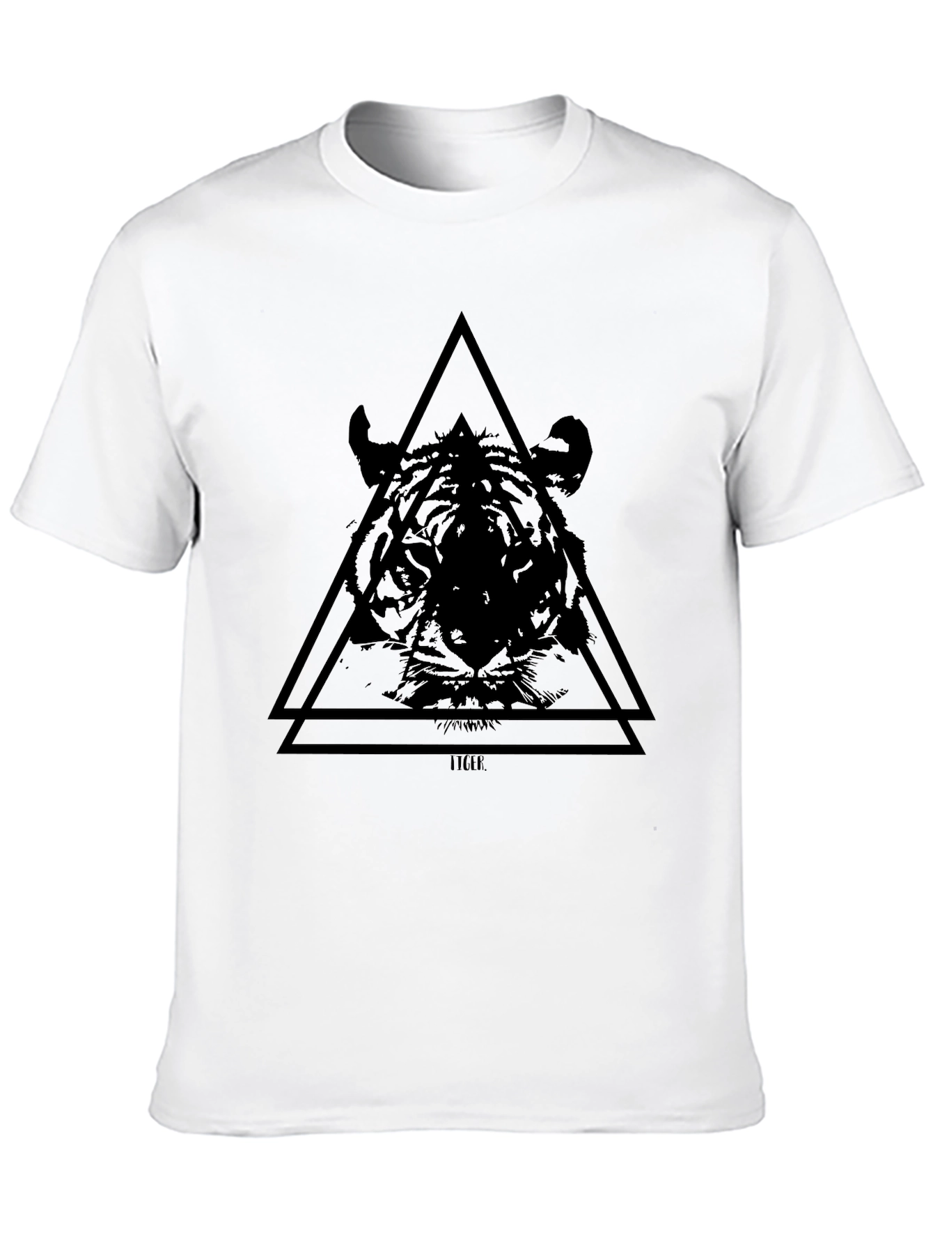 Black Tiger Graphic T-Shirt