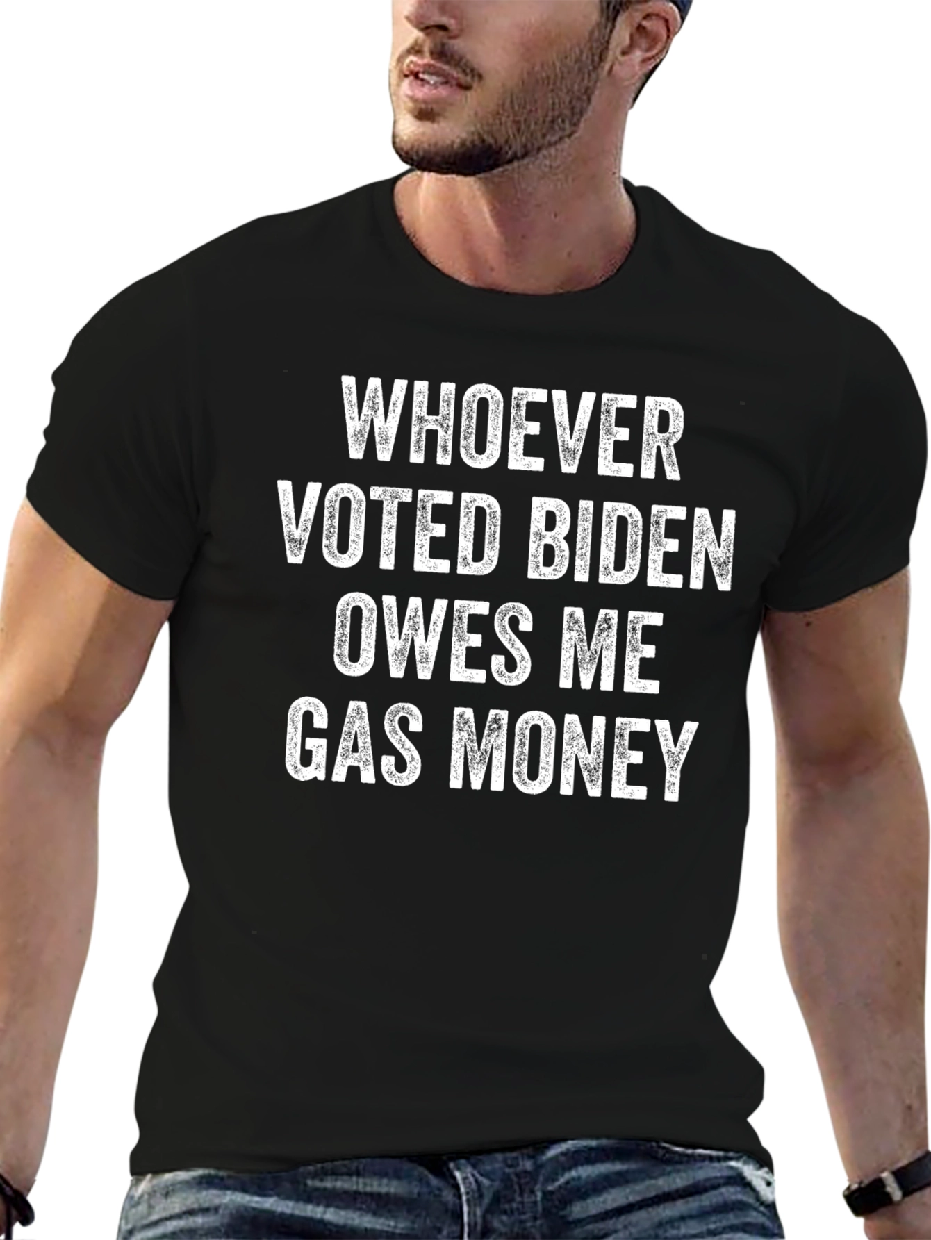 Whoever Voted Biden Owes Me Gas Money Graphic Tee