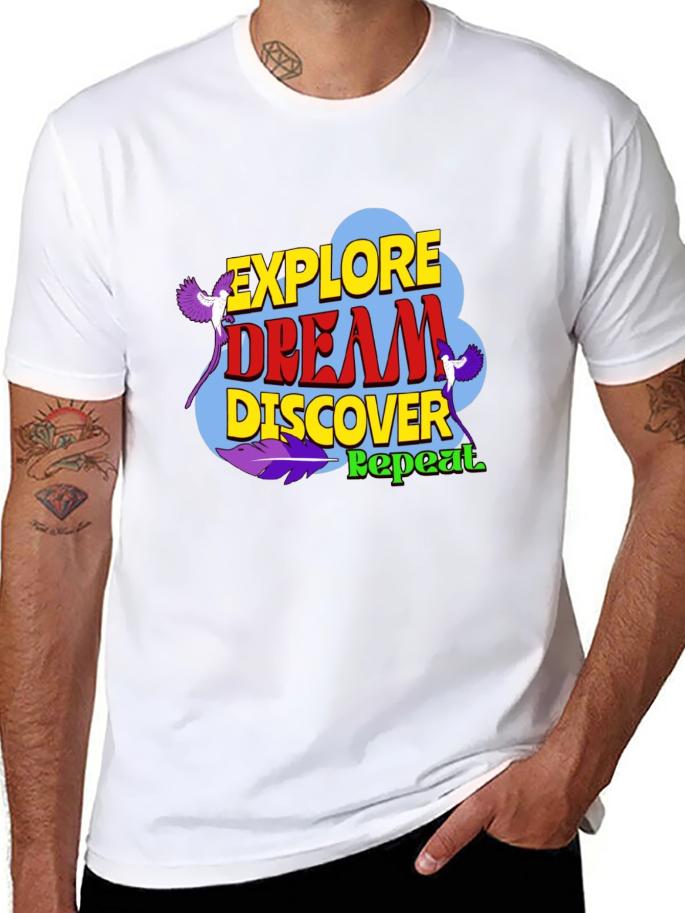 Explore Dream Discover Graphic Tee
