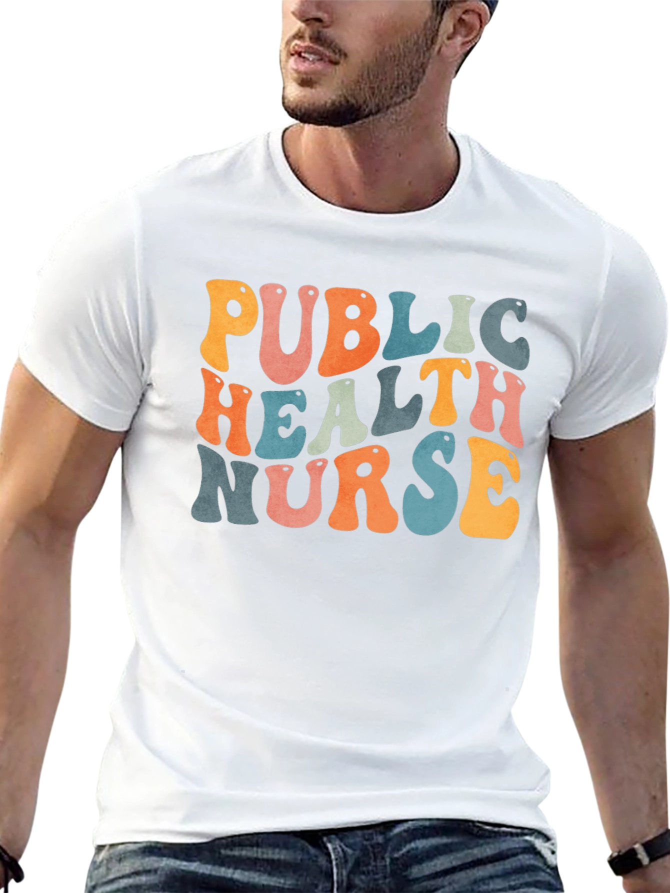 Public Health Nurse T-Shirt - Retro Style