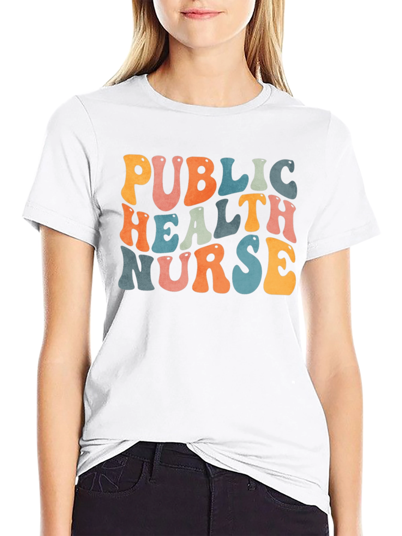 Public Health Nurse T-Shirt - Retro Style
