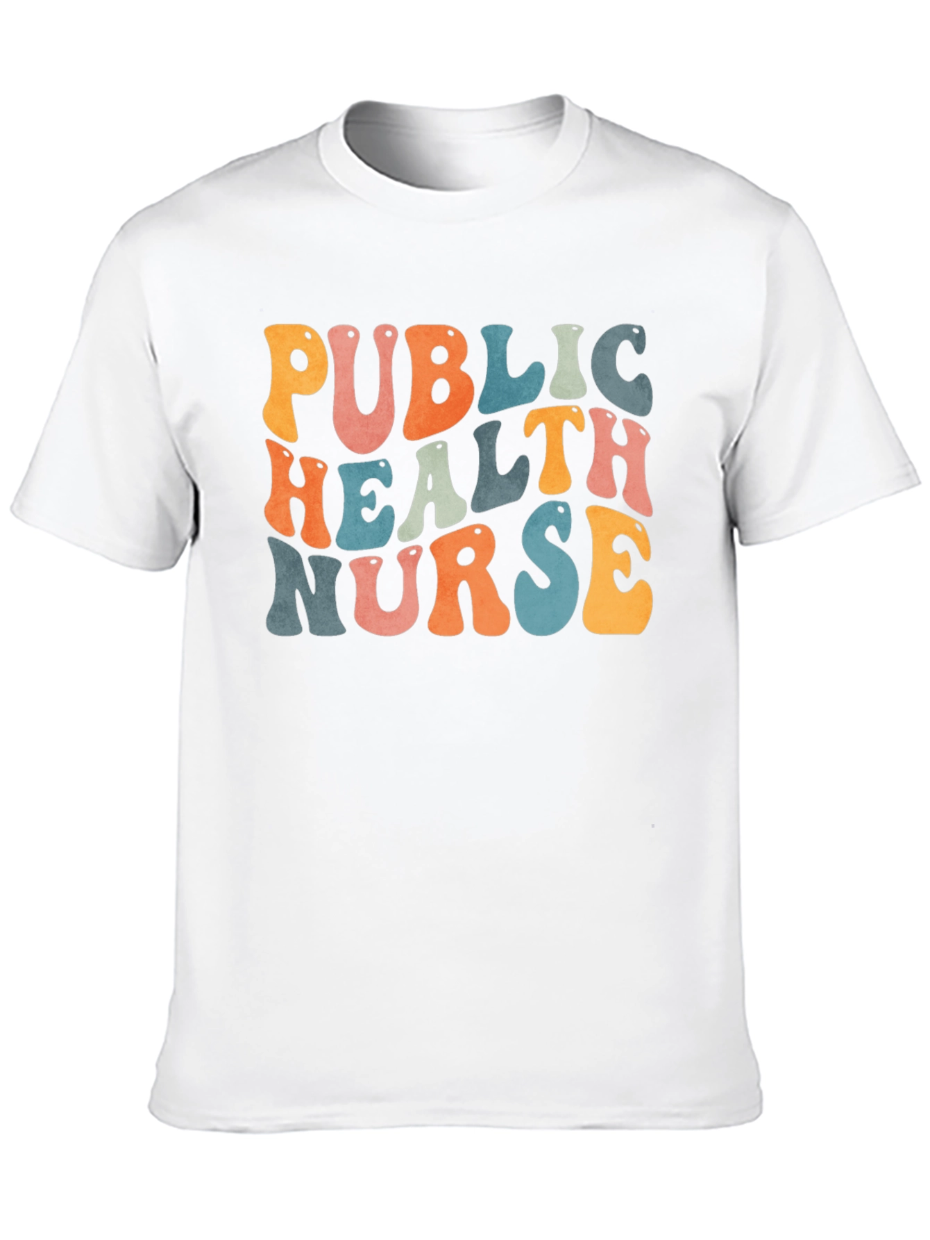 Public Health Nurse T-Shirt - Retro Style