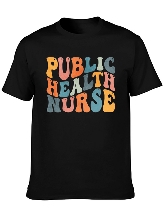 Public Health Nurse T-Shirt - Retro Style