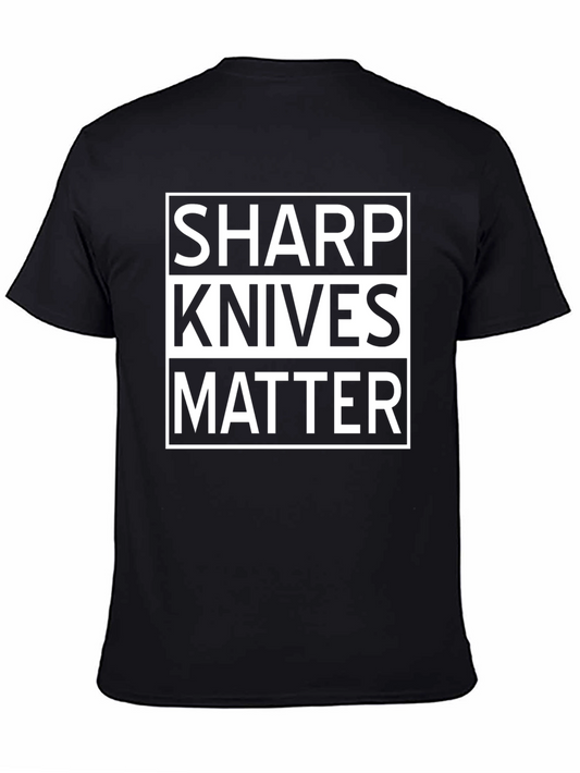 Sharp Knives Matter Graphic T-Shirt