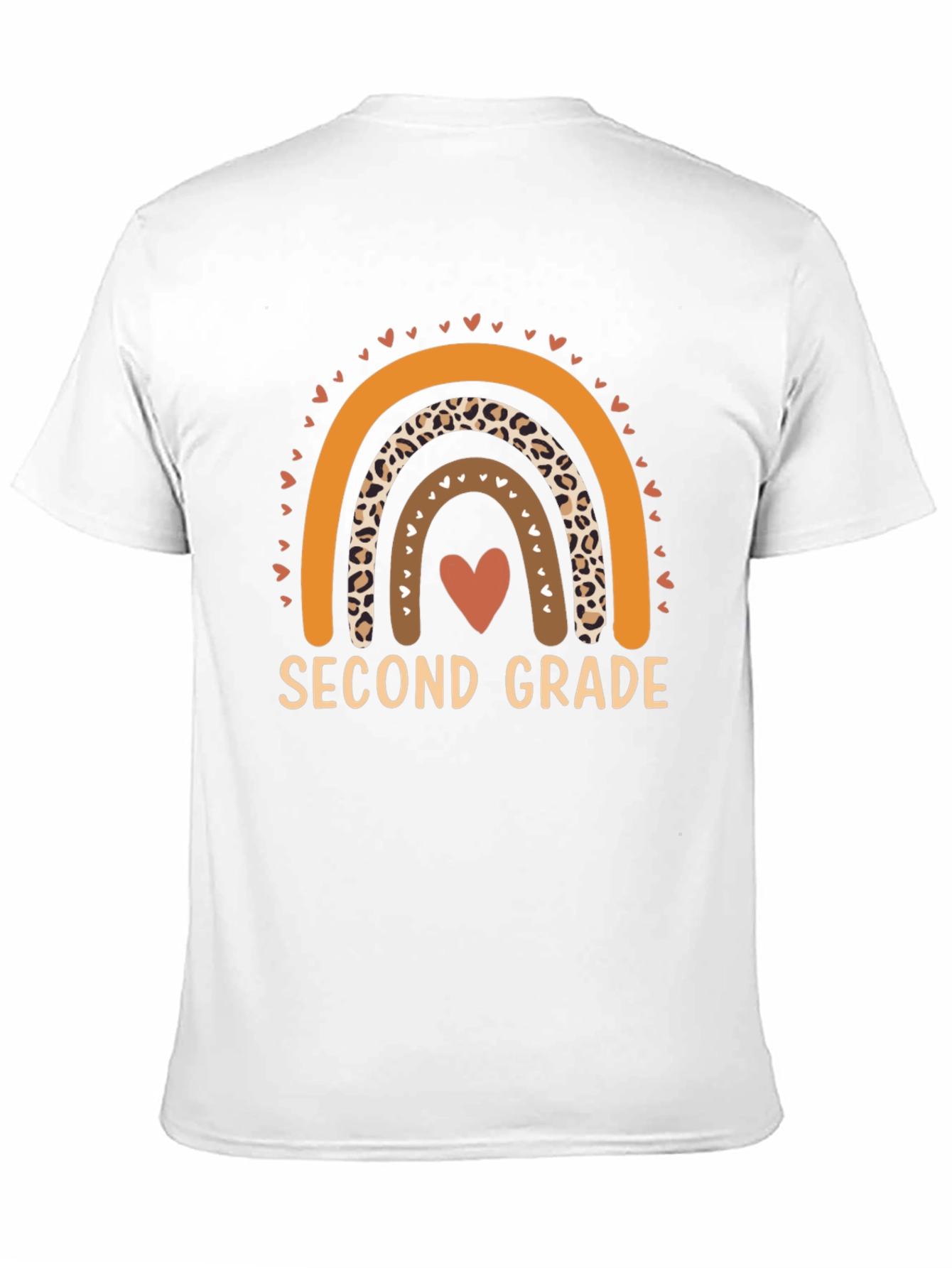 Second Grade Teacher Rainbow T-Shirt