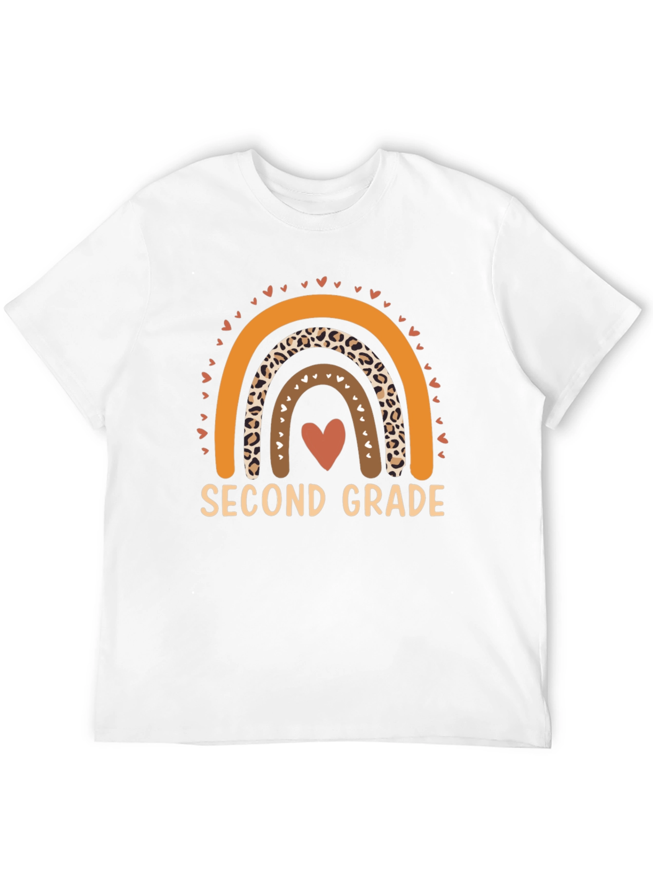 Second Grade Teacher Rainbow T-Shirt