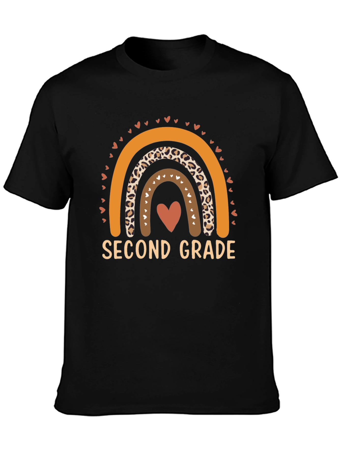 Second Grade Teacher Rainbow T-Shirt