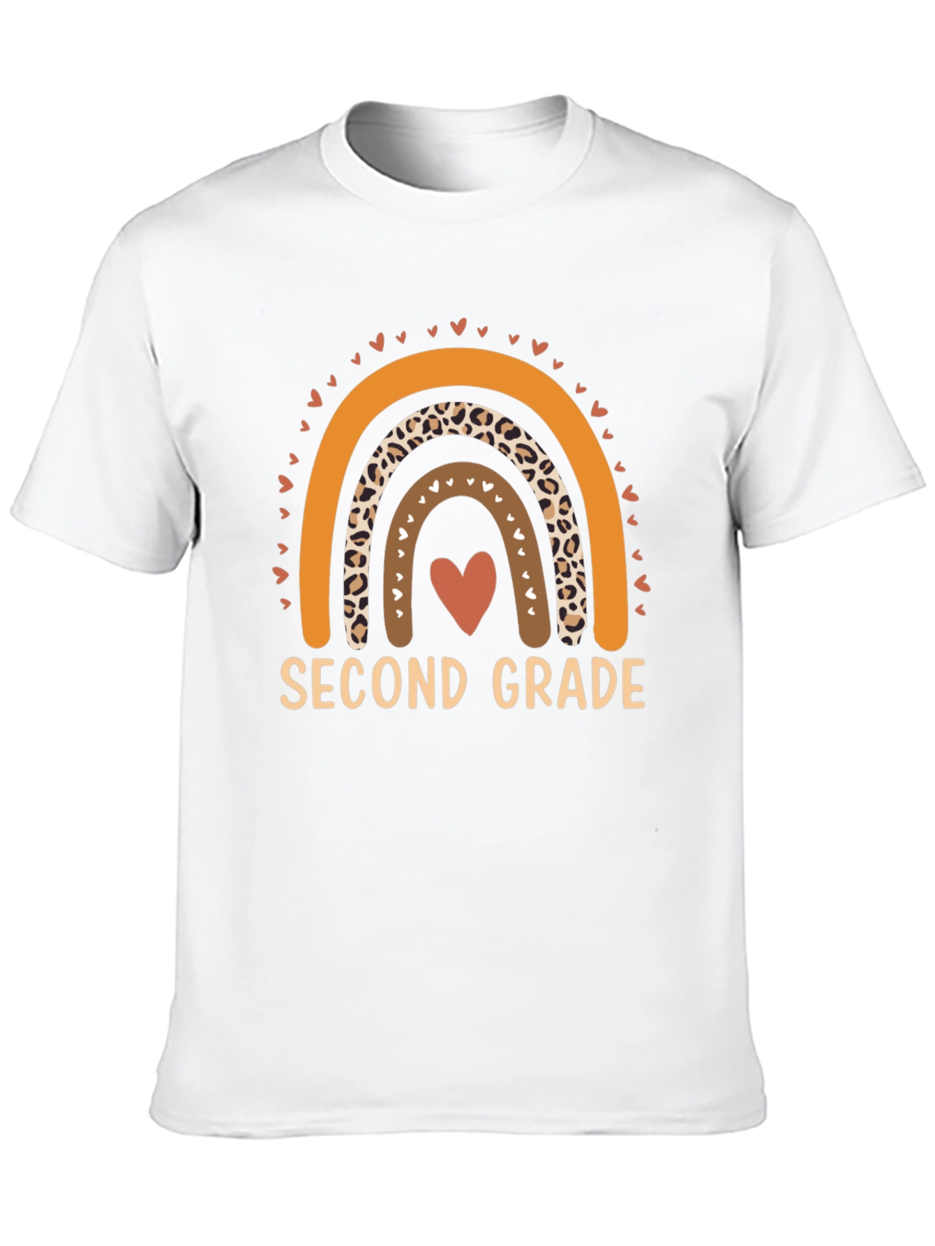 Second Grade Teacher Rainbow T-Shirt