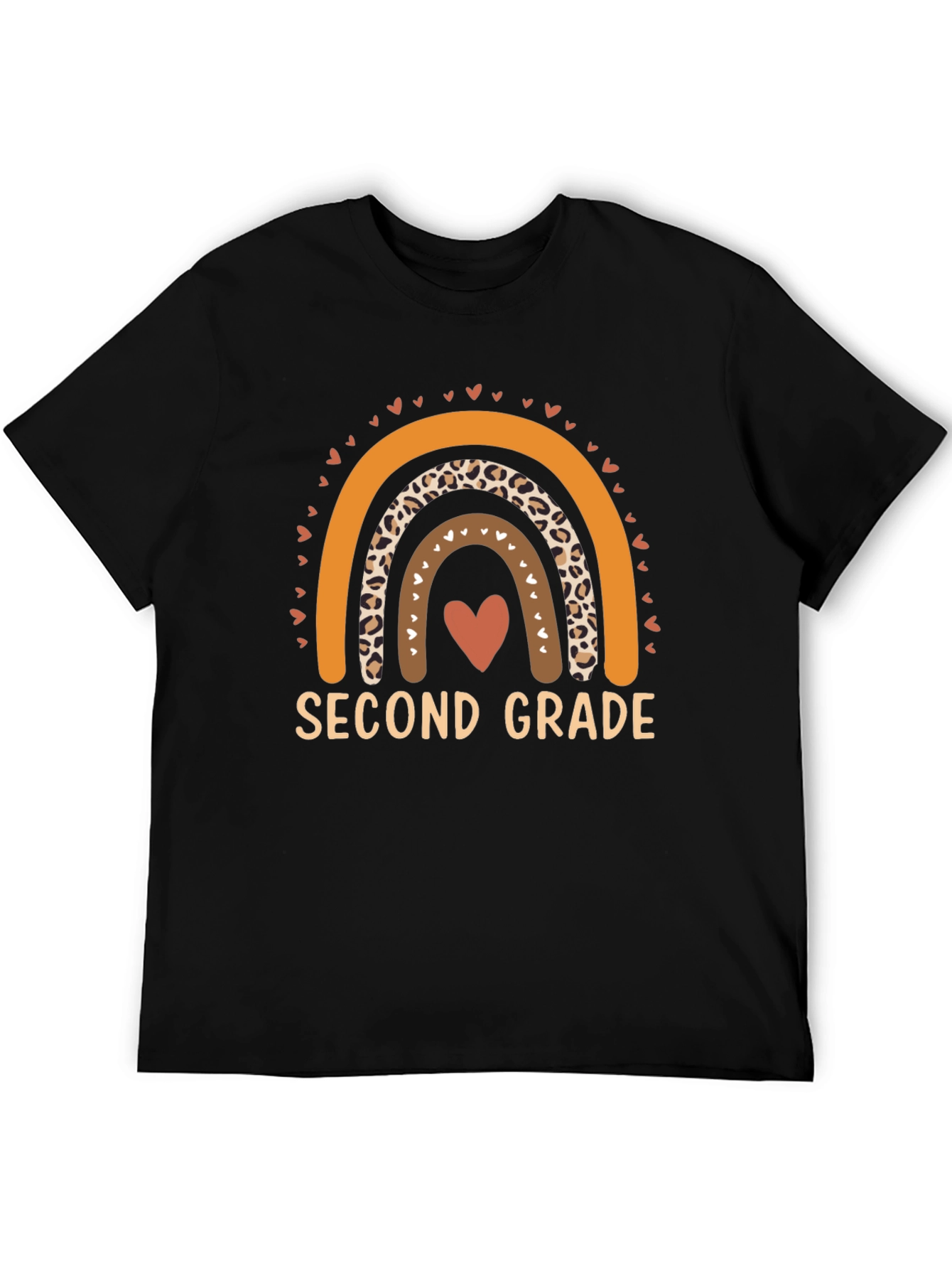 Second Grade Teacher Rainbow T-Shirt
