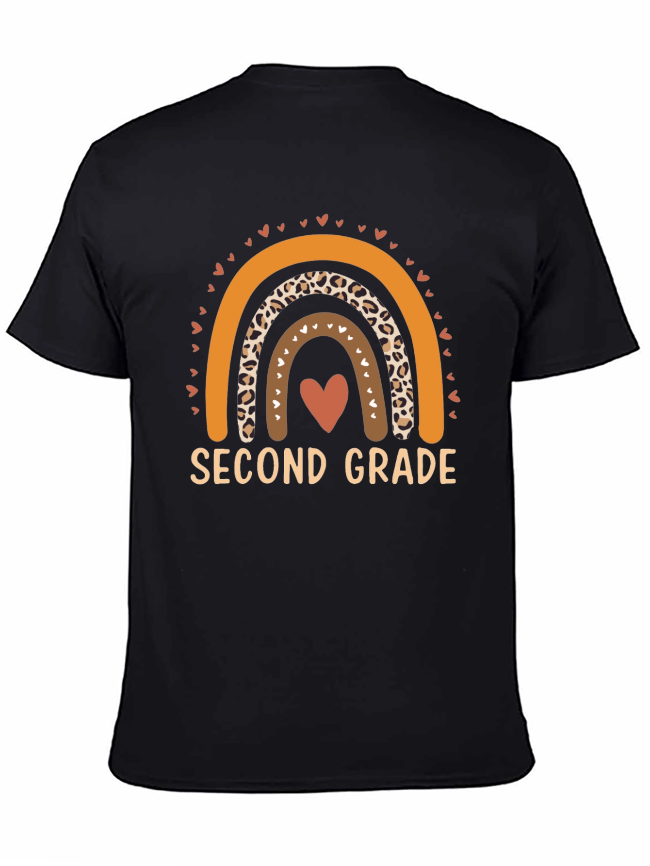 Second Grade Teacher Rainbow T-Shirt