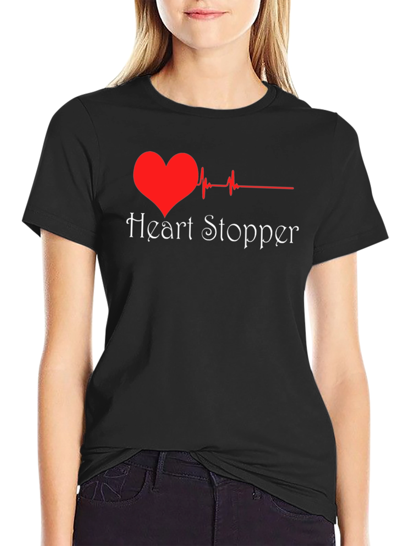 Heart Stopper T-Shirt - Heartbeat Design