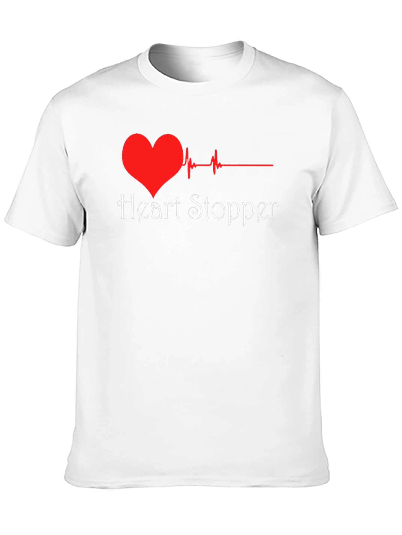 Heart Stopper T-Shirt - Heartbeat Design