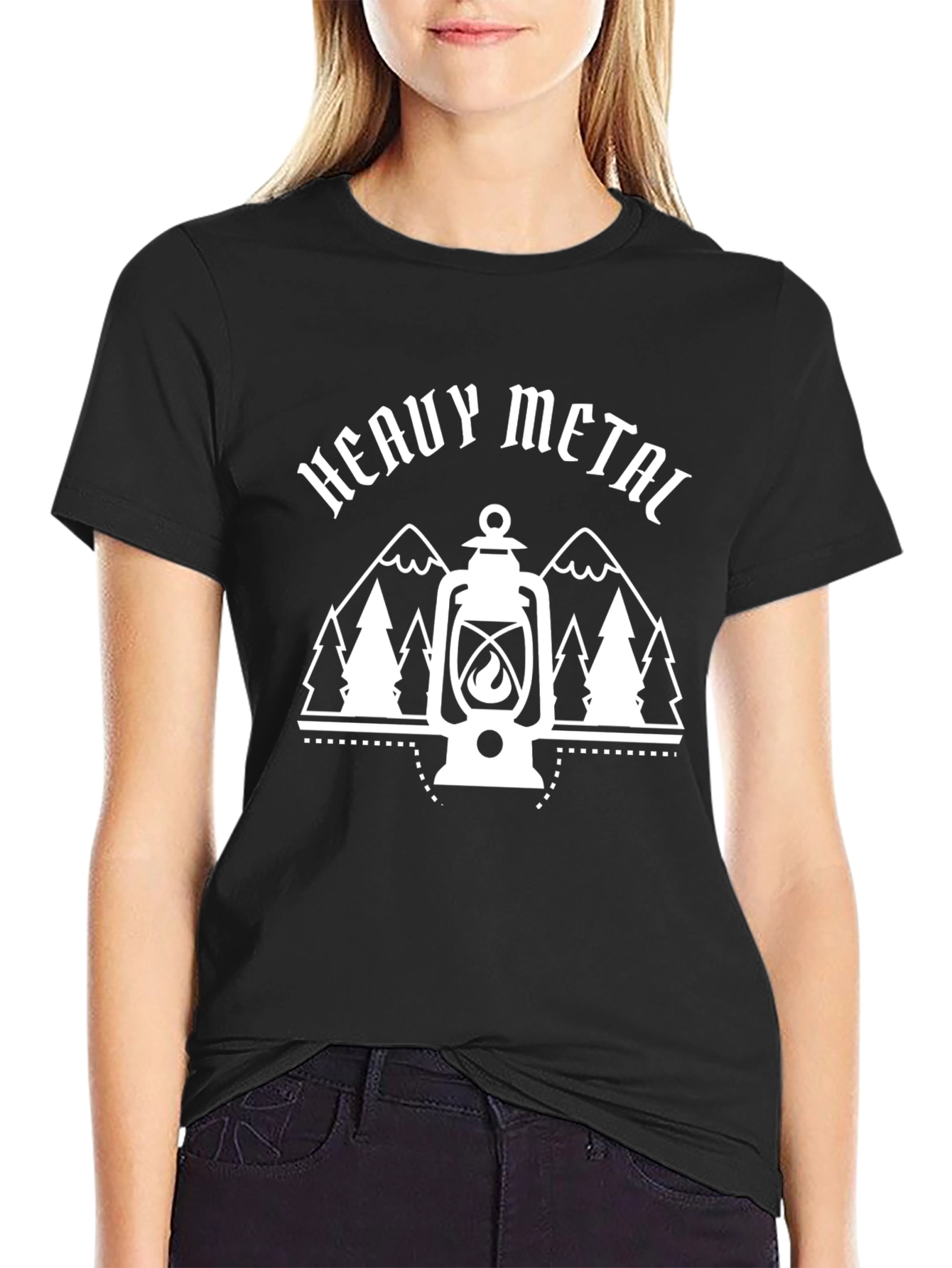 Heavy Metal Camping Lantern T-Shirt