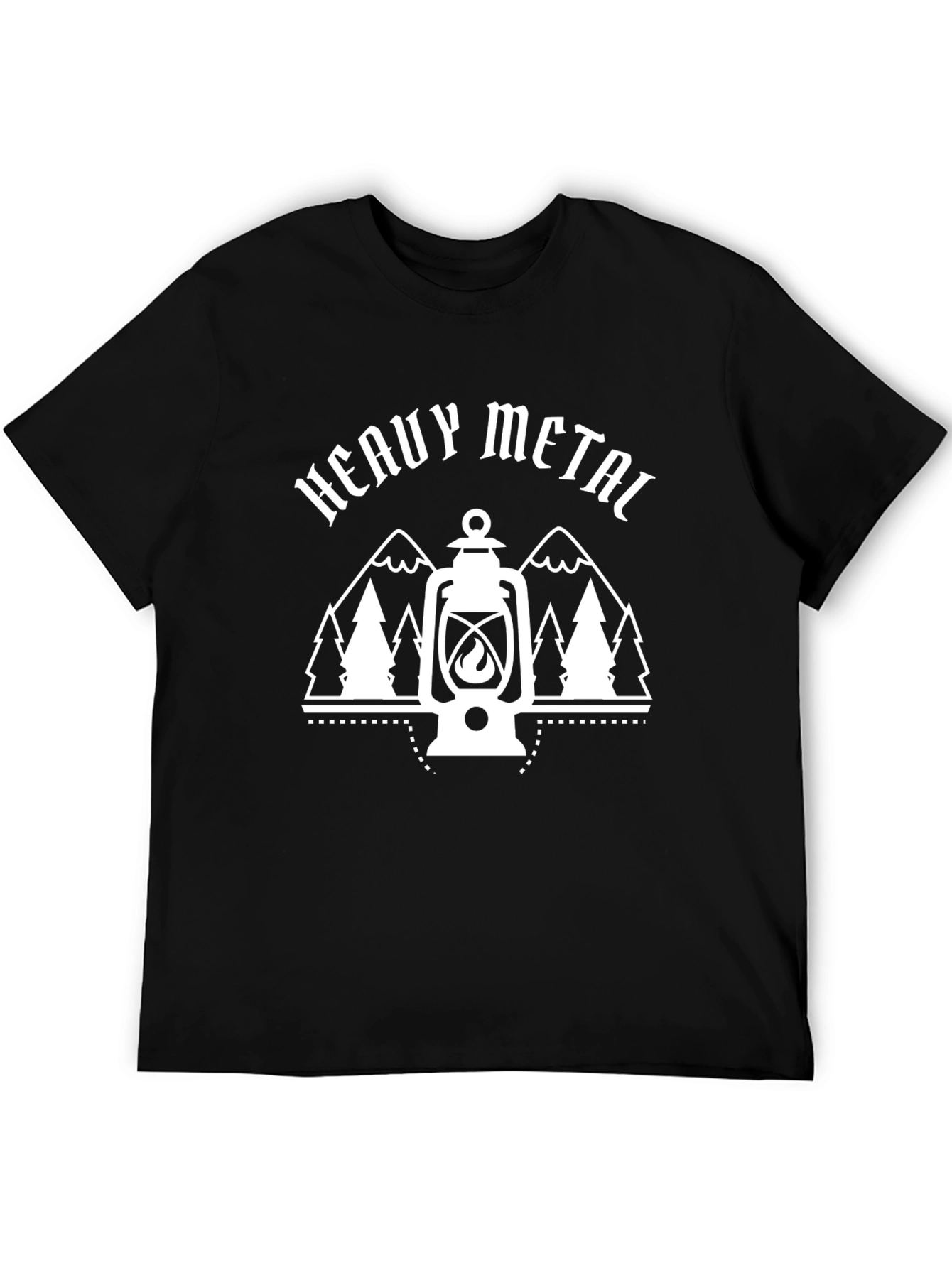 Heavy Metal Camping Lantern T-Shirt