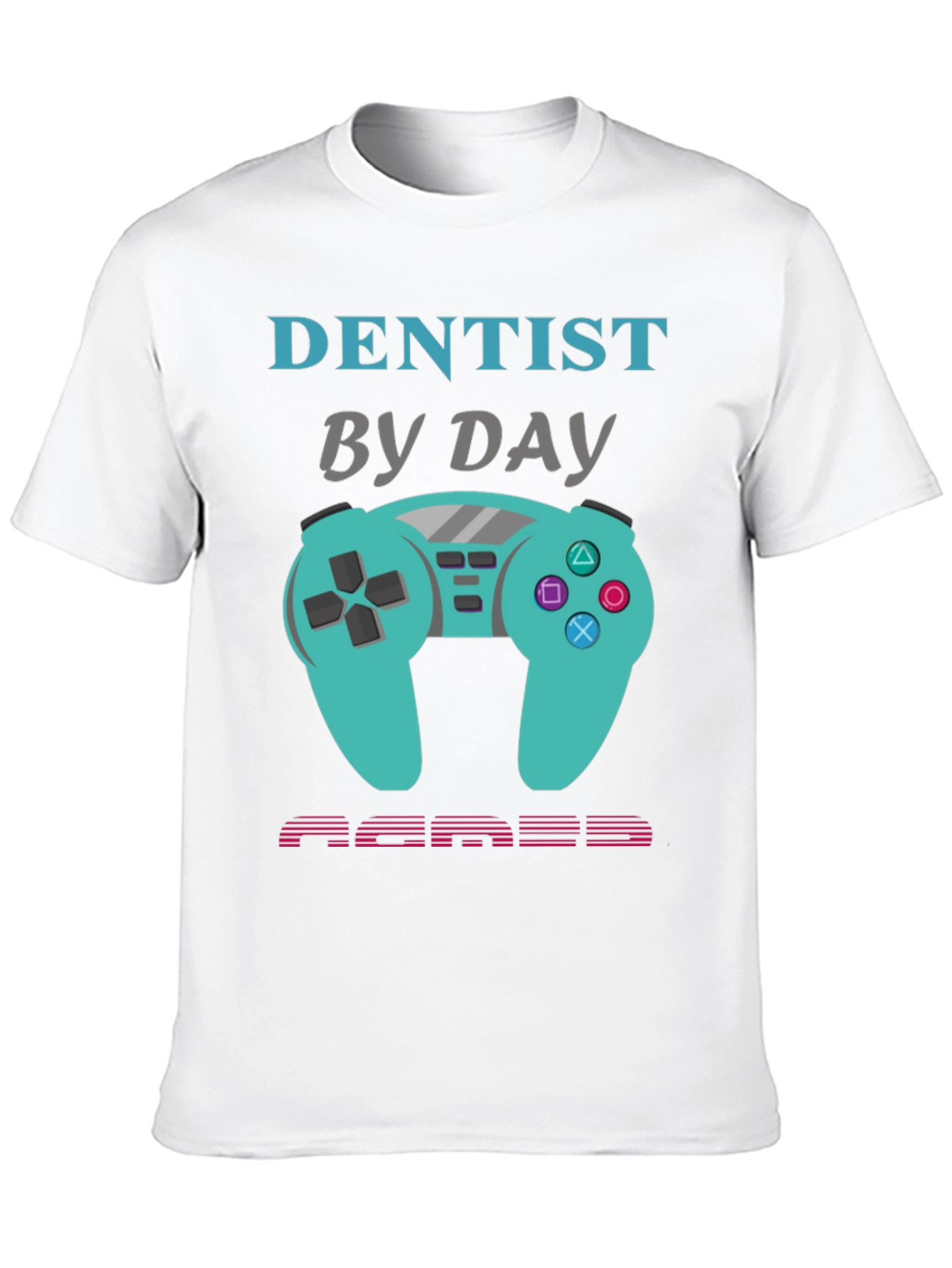 Dentist By Day Gamer By Night Graphic Tee