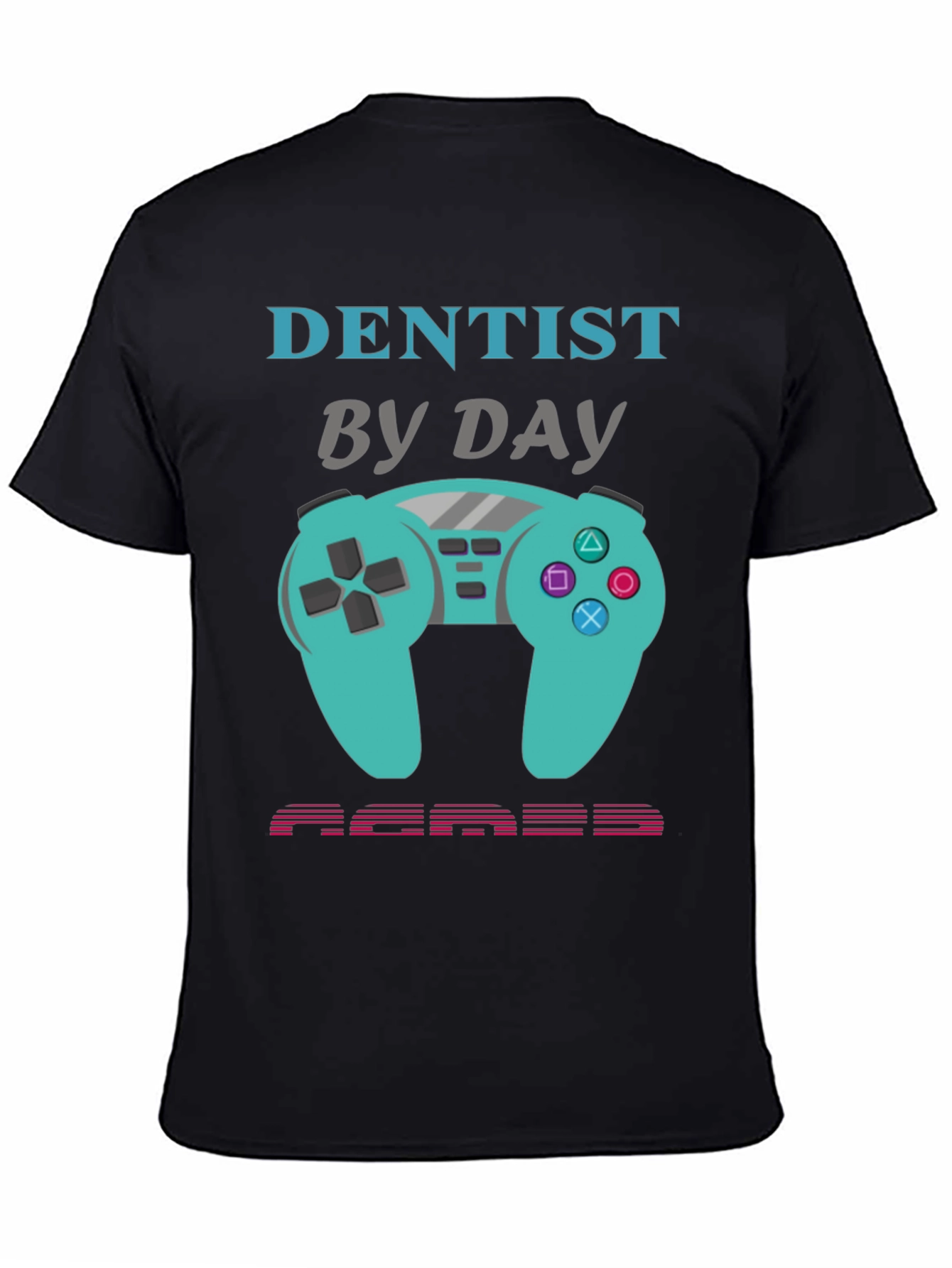Dentist By Day Gamer By Night Graphic Tee