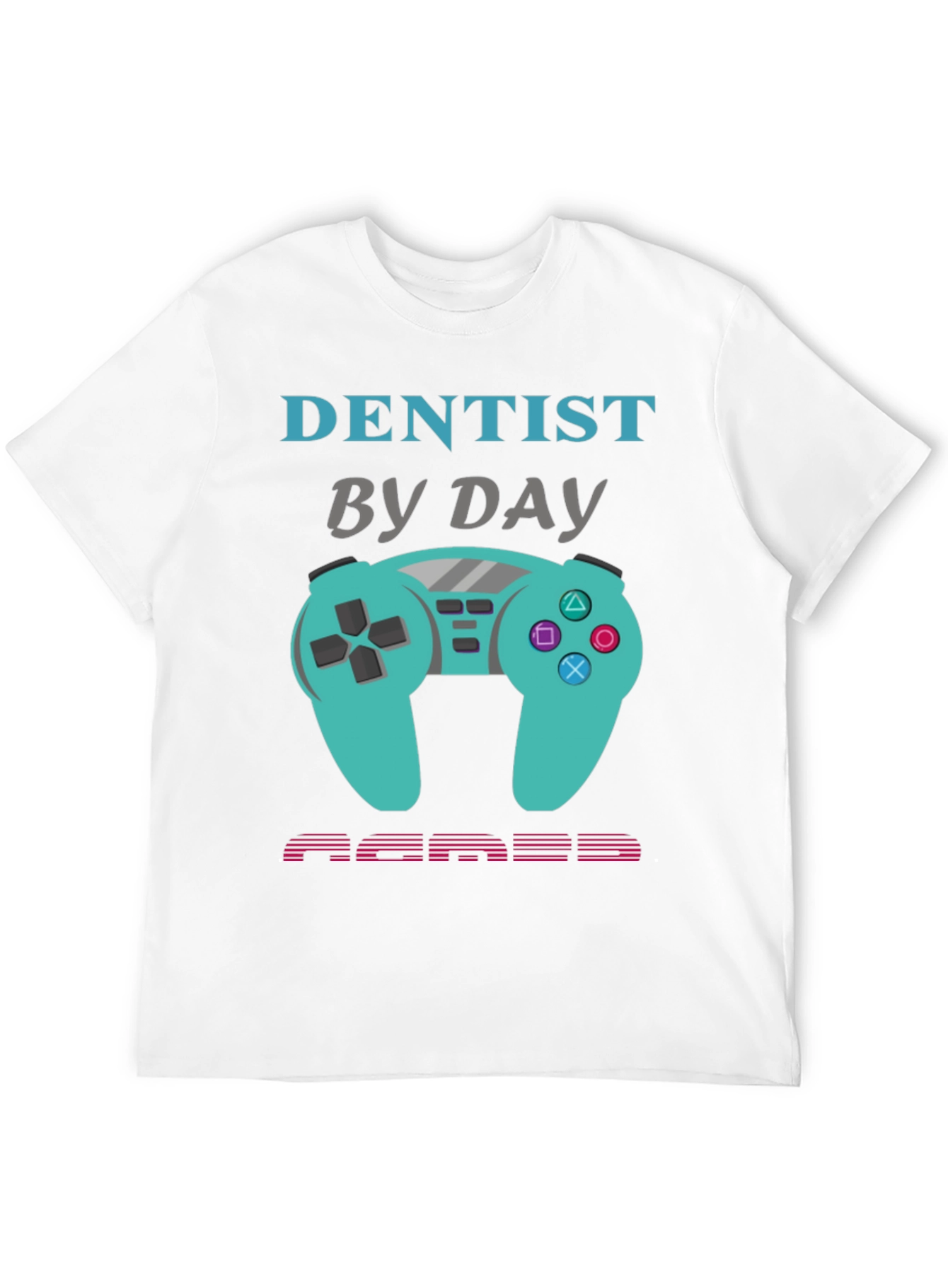 Dentist By Day Gamer By Night Graphic Tee
