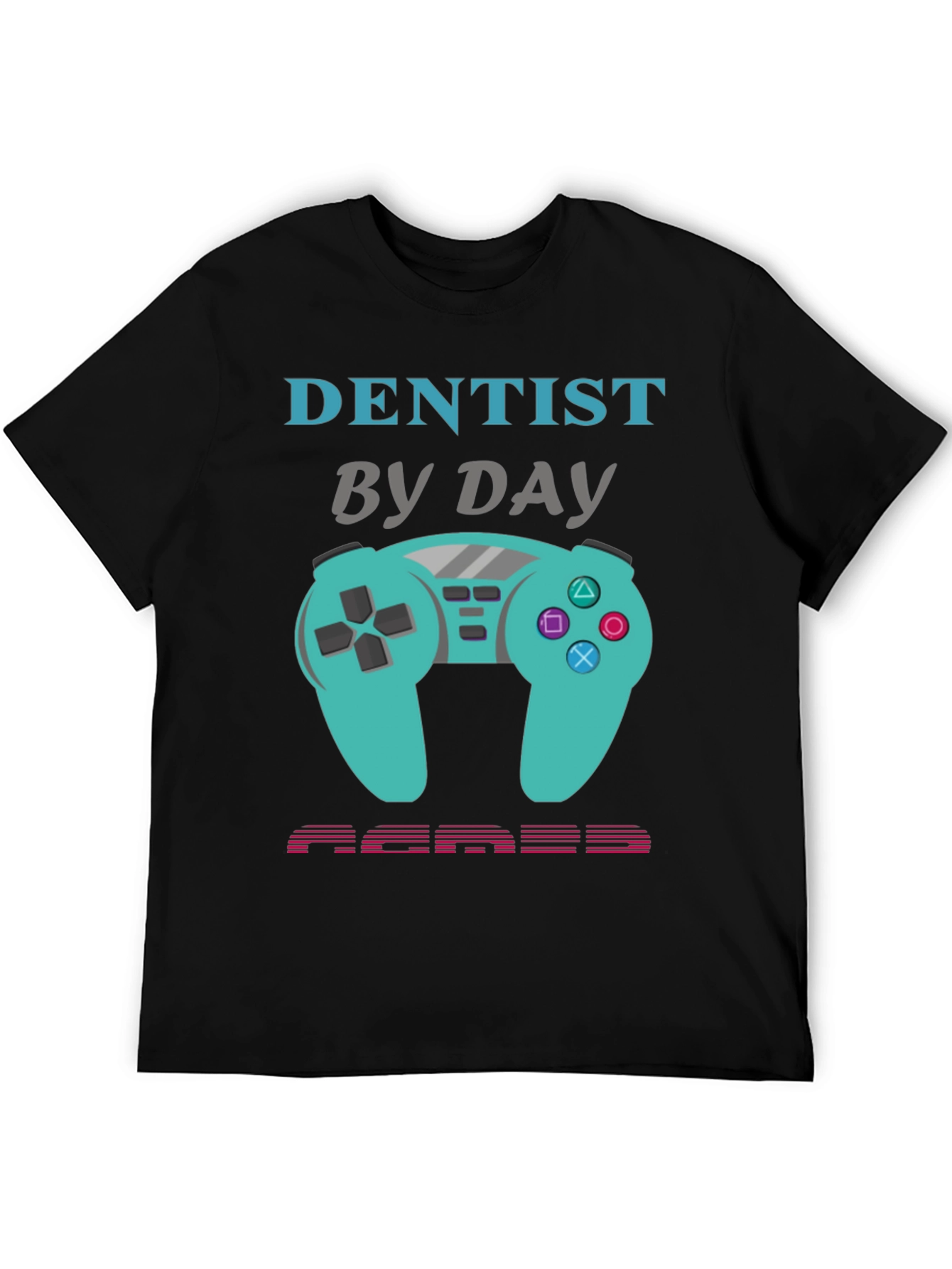Dentist By Day Gamer By Night Graphic Tee