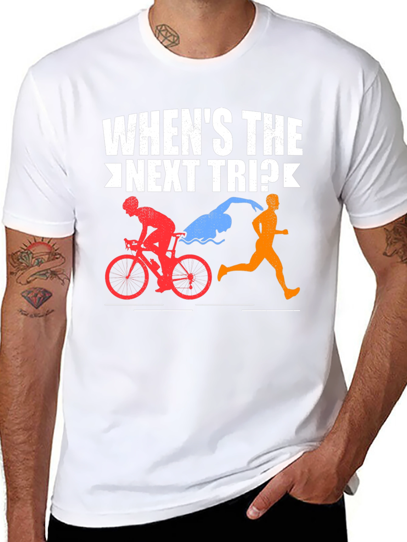 Whens the Next Trip? Triathlon T-Shirt