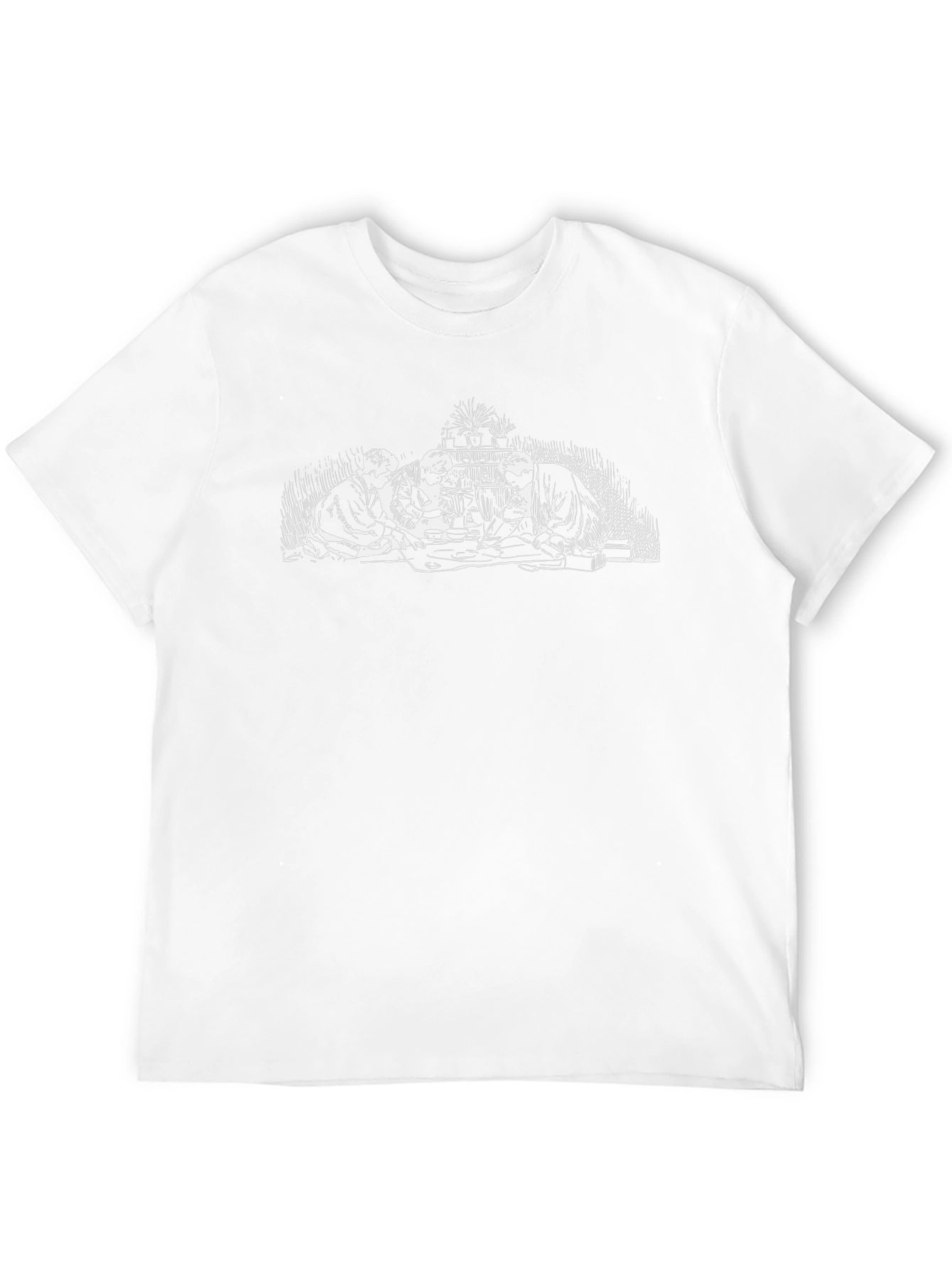 Monks Around the Fountain T-Shirt