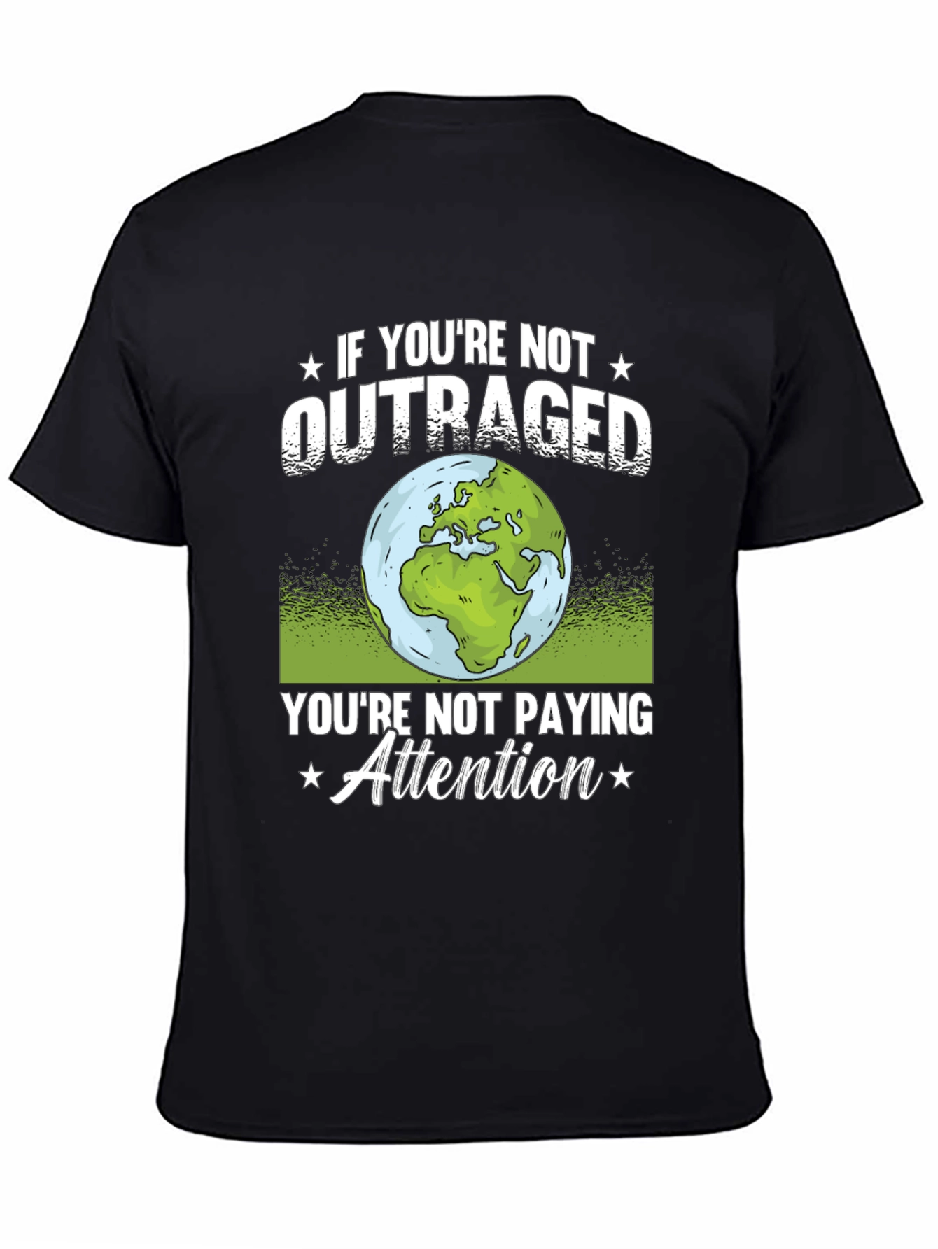 Outraged Earth Graphic T-Shirt